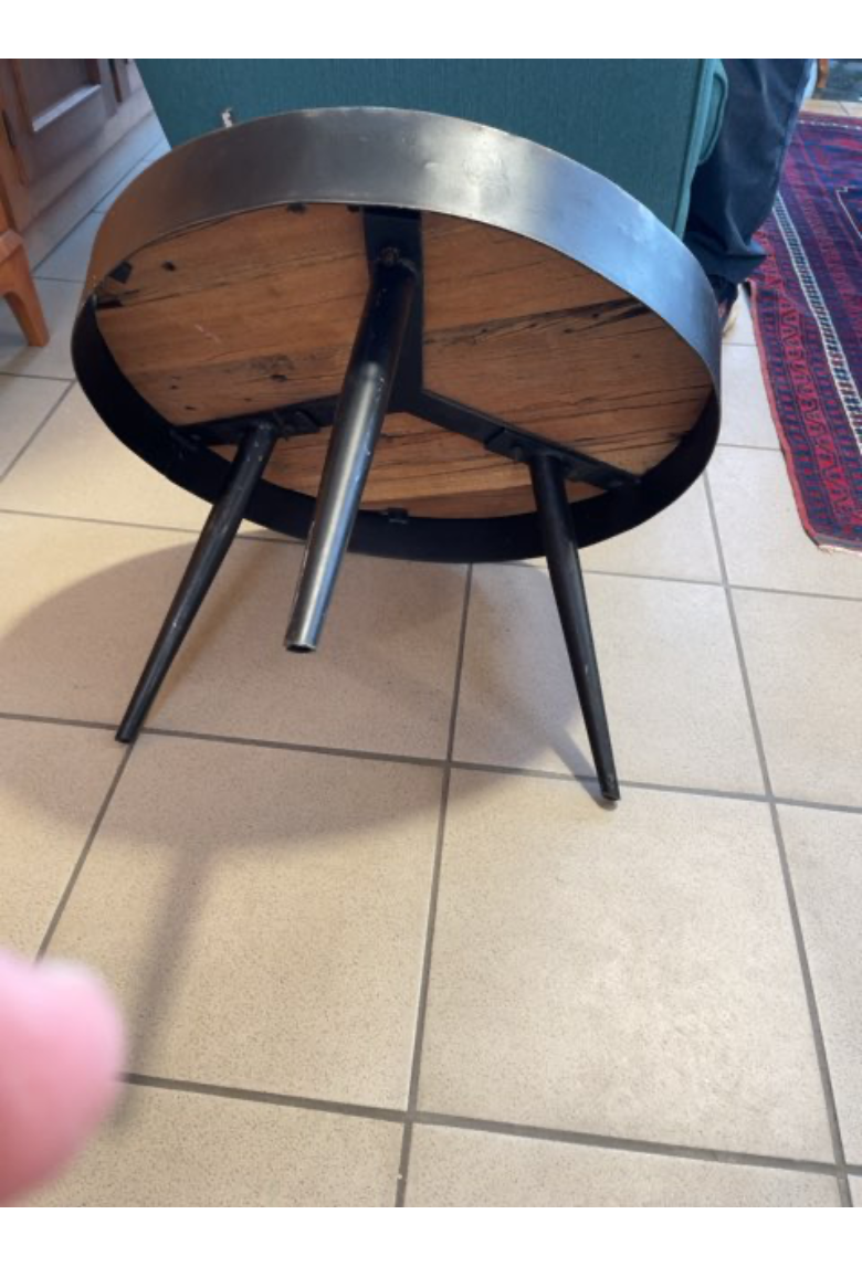 Rundt sofabord