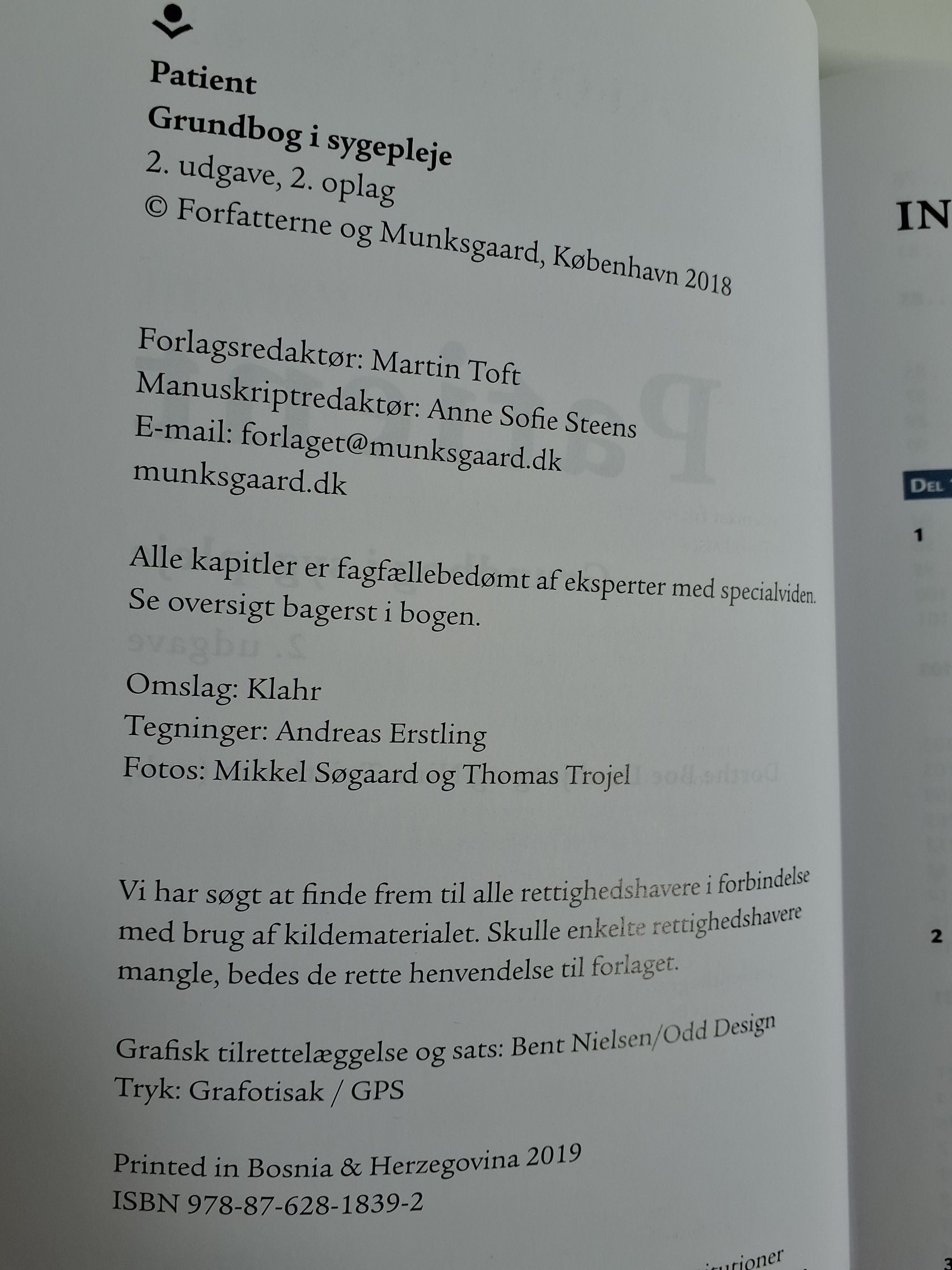 Patient Grundbog i sygepleje