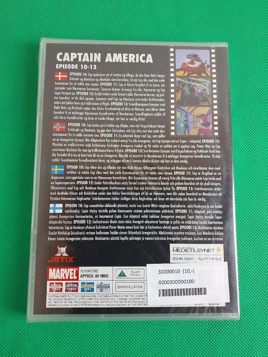 Dvd Captain America (Vol.1-4)