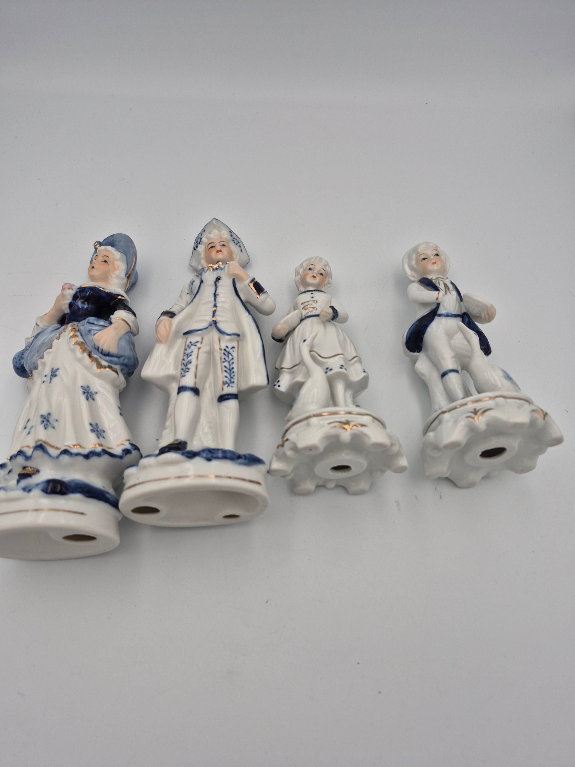 Porcelænsfigur 4 stk.