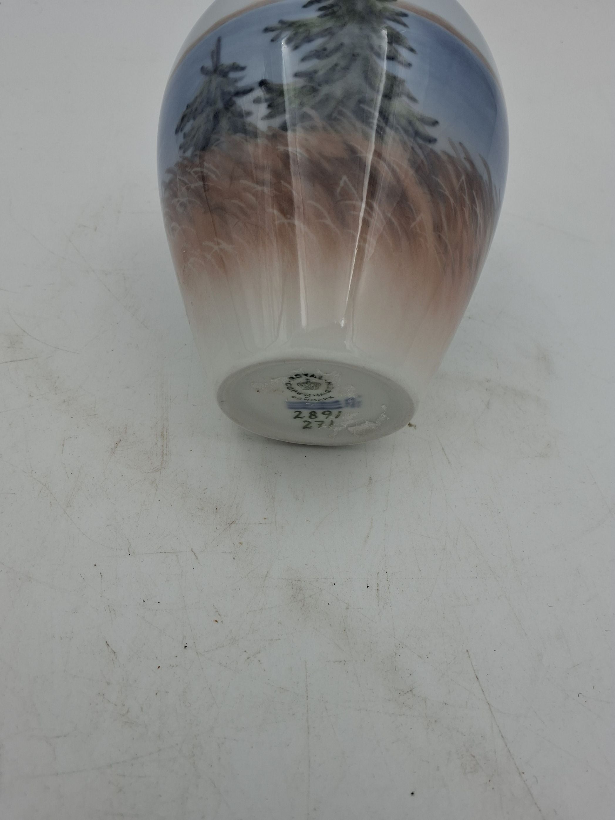 Porcelænsvase fra Royal Copenhagen,  nr. 2891/271