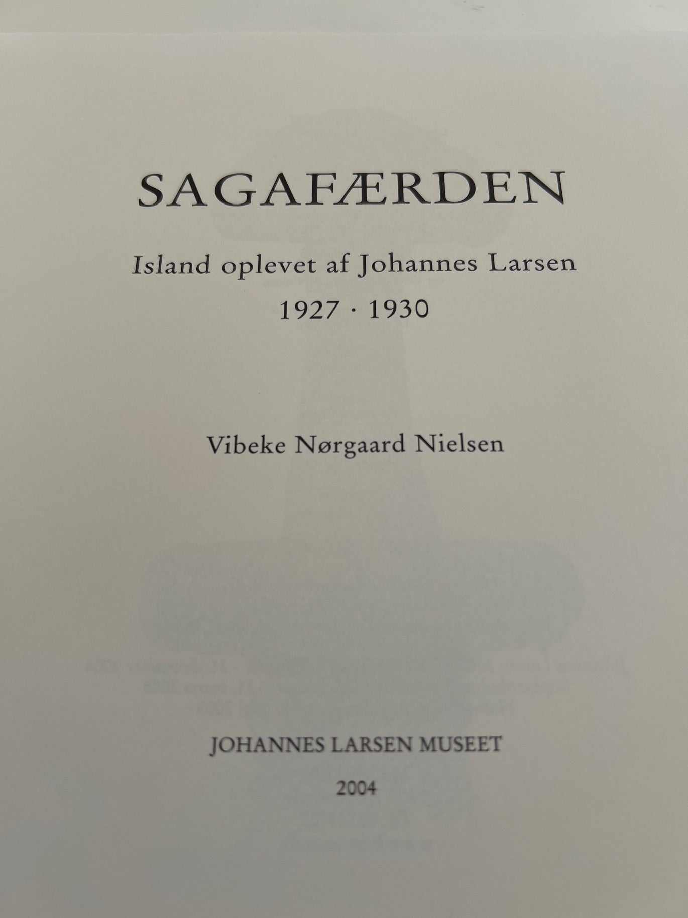 Sagafærden af Vibeke Nørgaard Nielsen