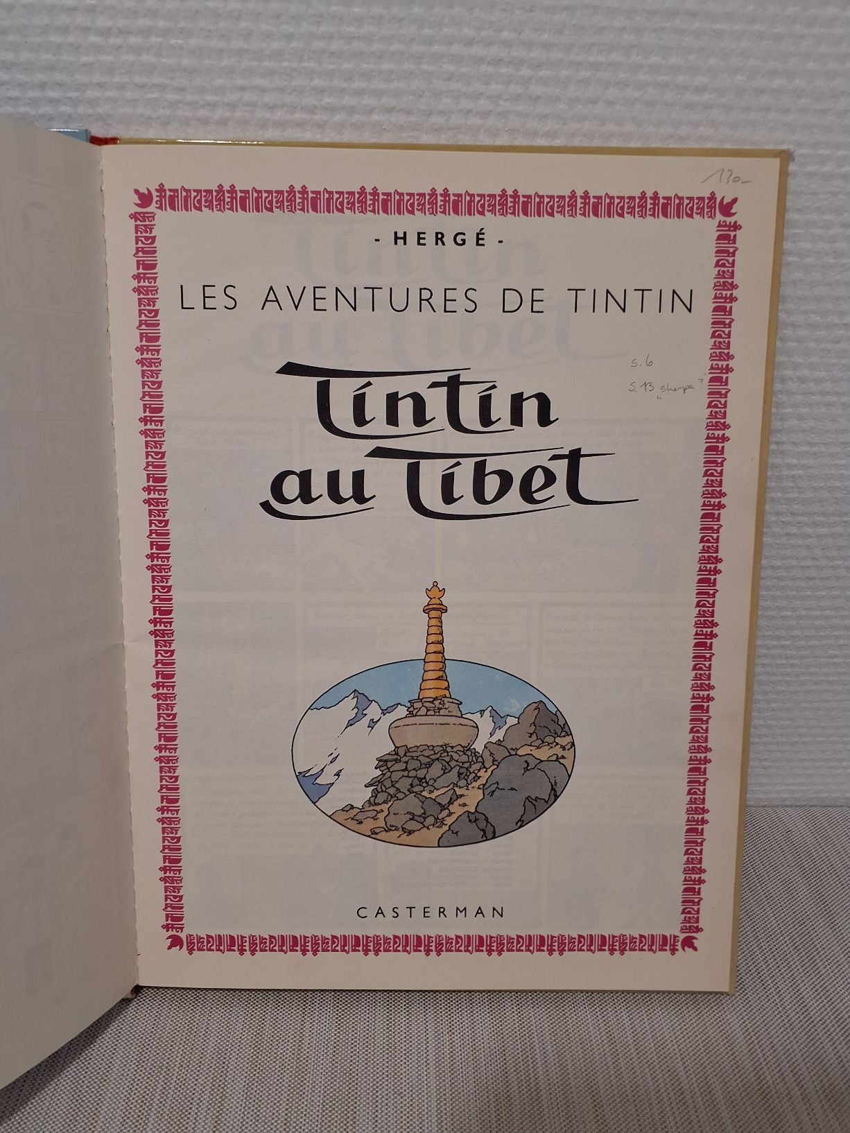 Tintin au tibet