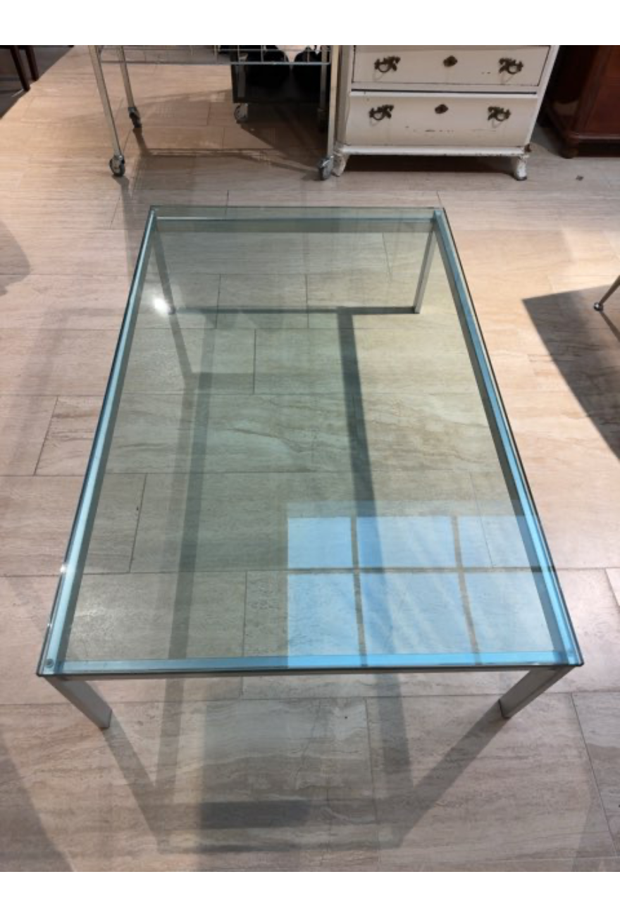 Glas sofabord