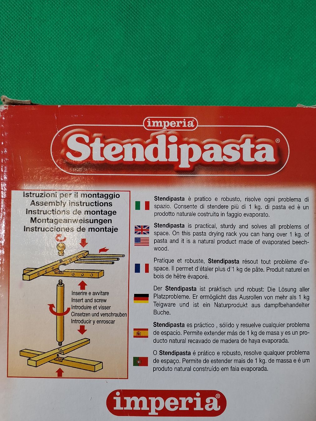 Tørrestativ til pasta