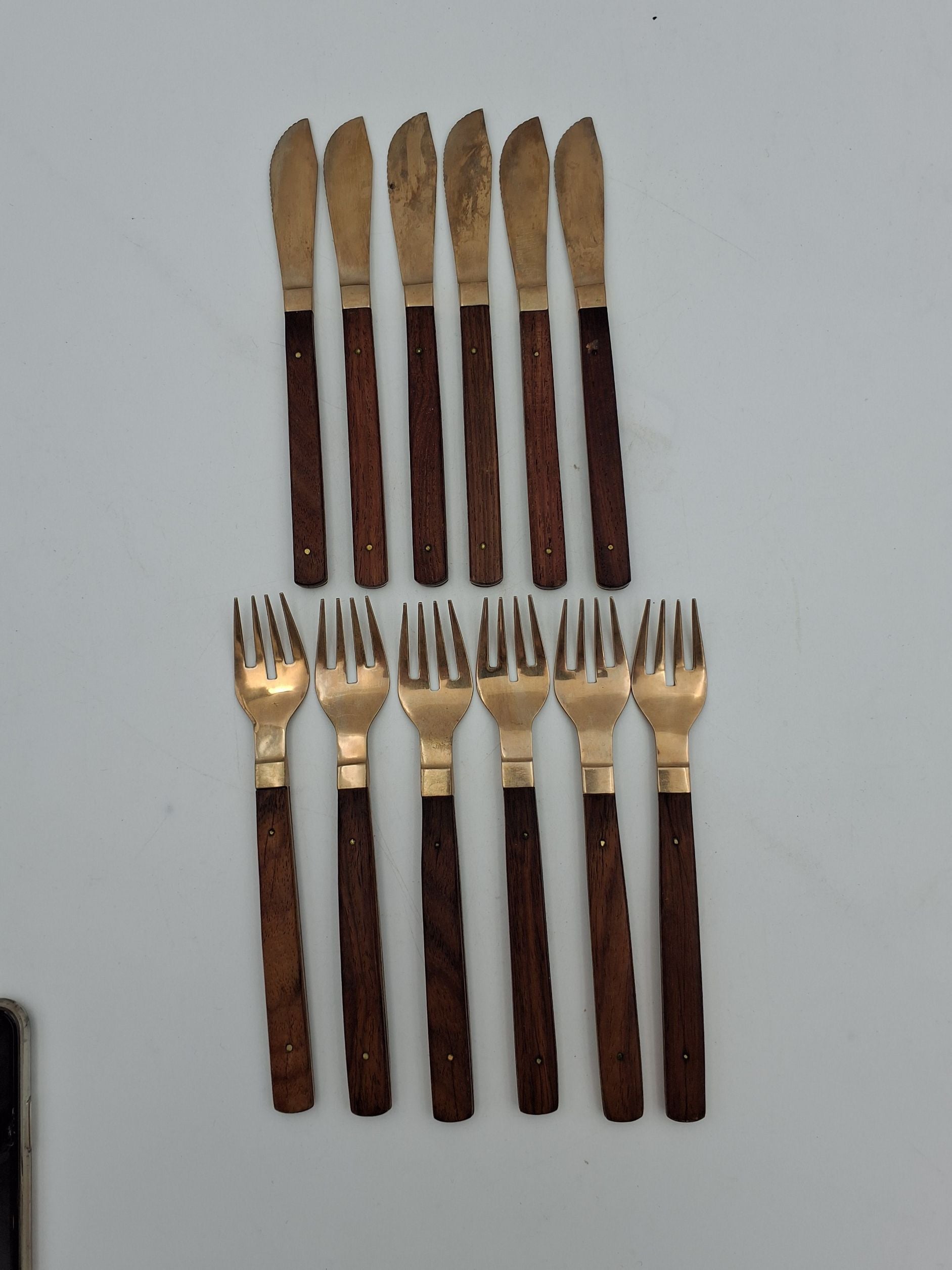 6 Cohr knive/gafler