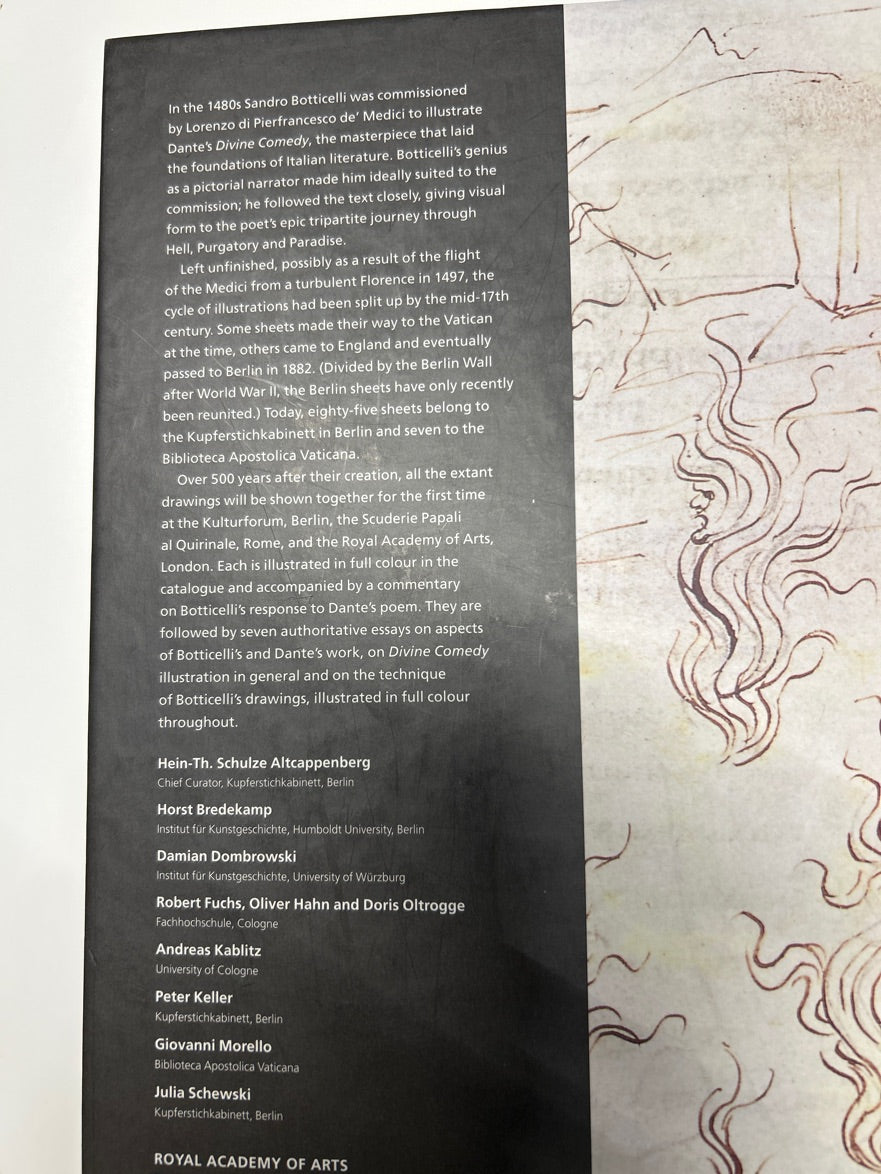 Sandras Botticelli The Drawings for Dante's Divine Comedy