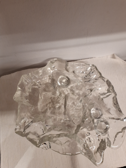 Rustikt glasfad