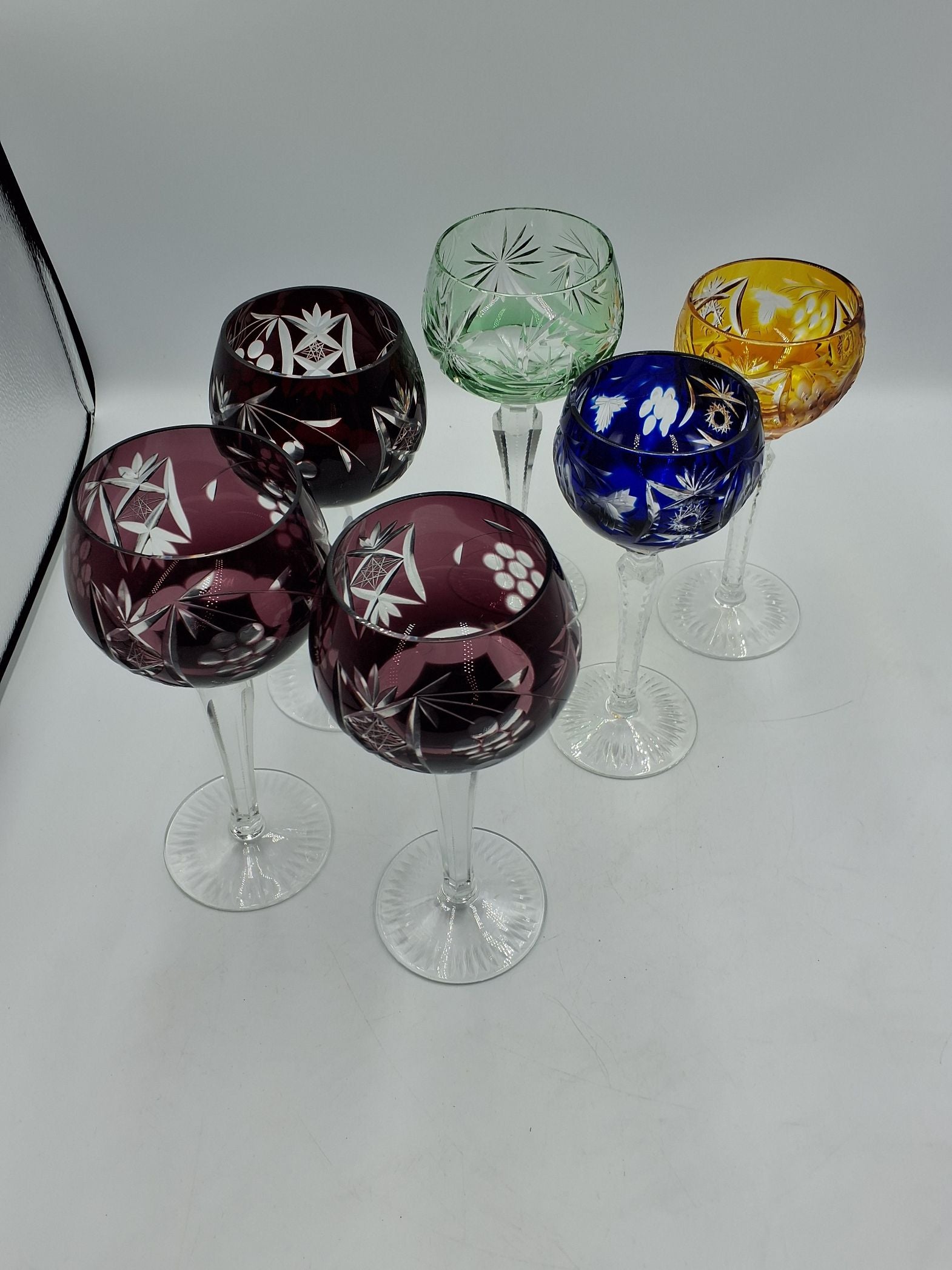 Böhmisk vin glas