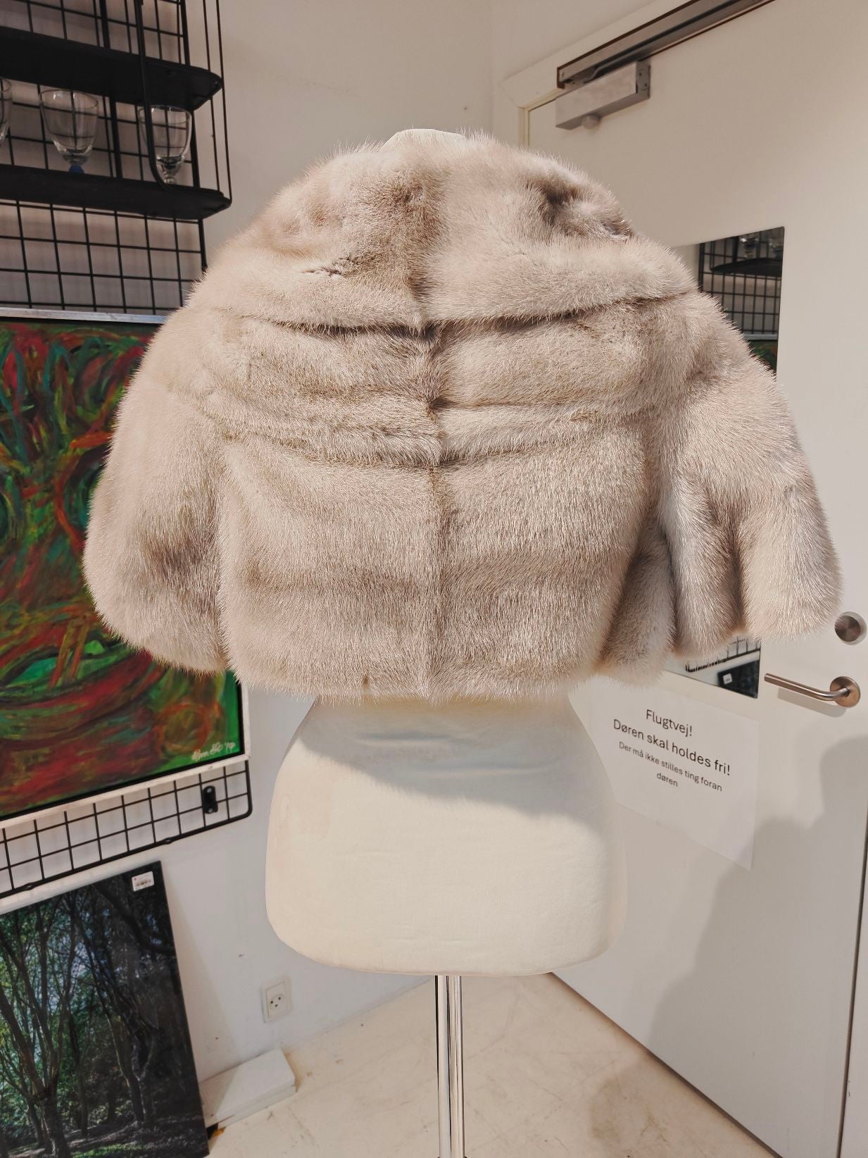 Ægte pels, mink. Bolero/kort jakke