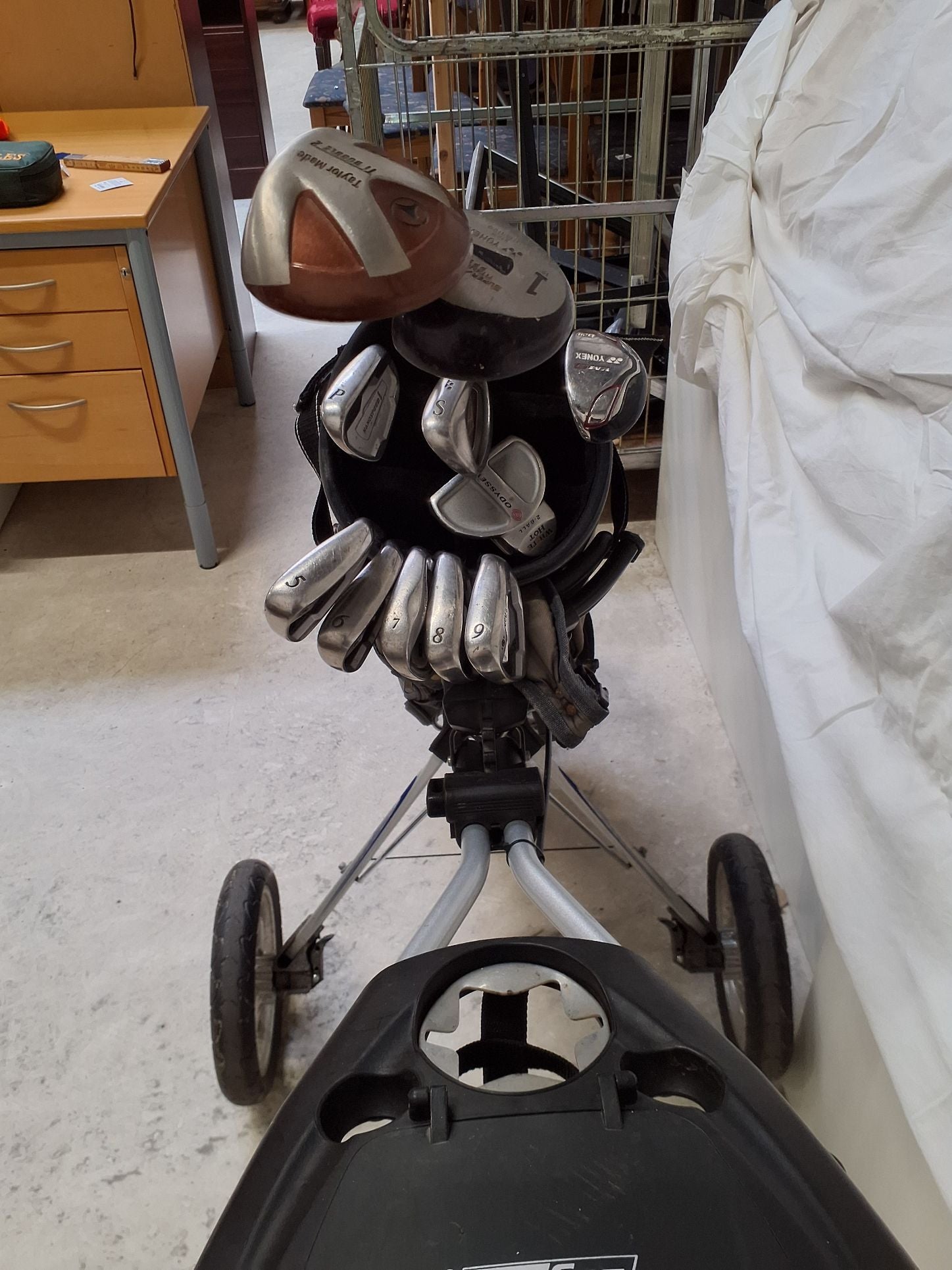 Golfvogn/køller