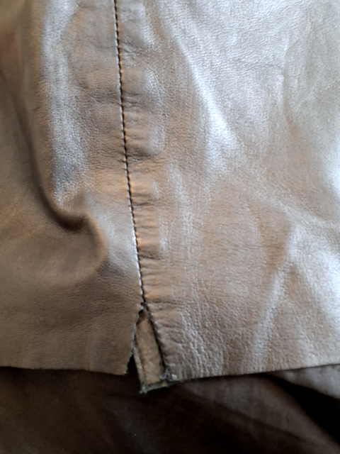 Plus Fine Nederdel (skind) (G566)