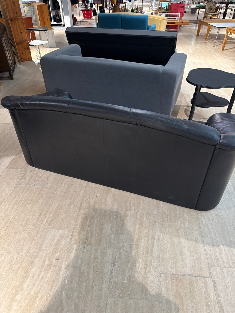 Sofa sort læder