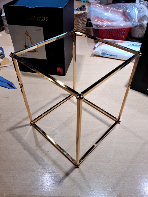 Georg Jensen Forgyldt Adventsstage