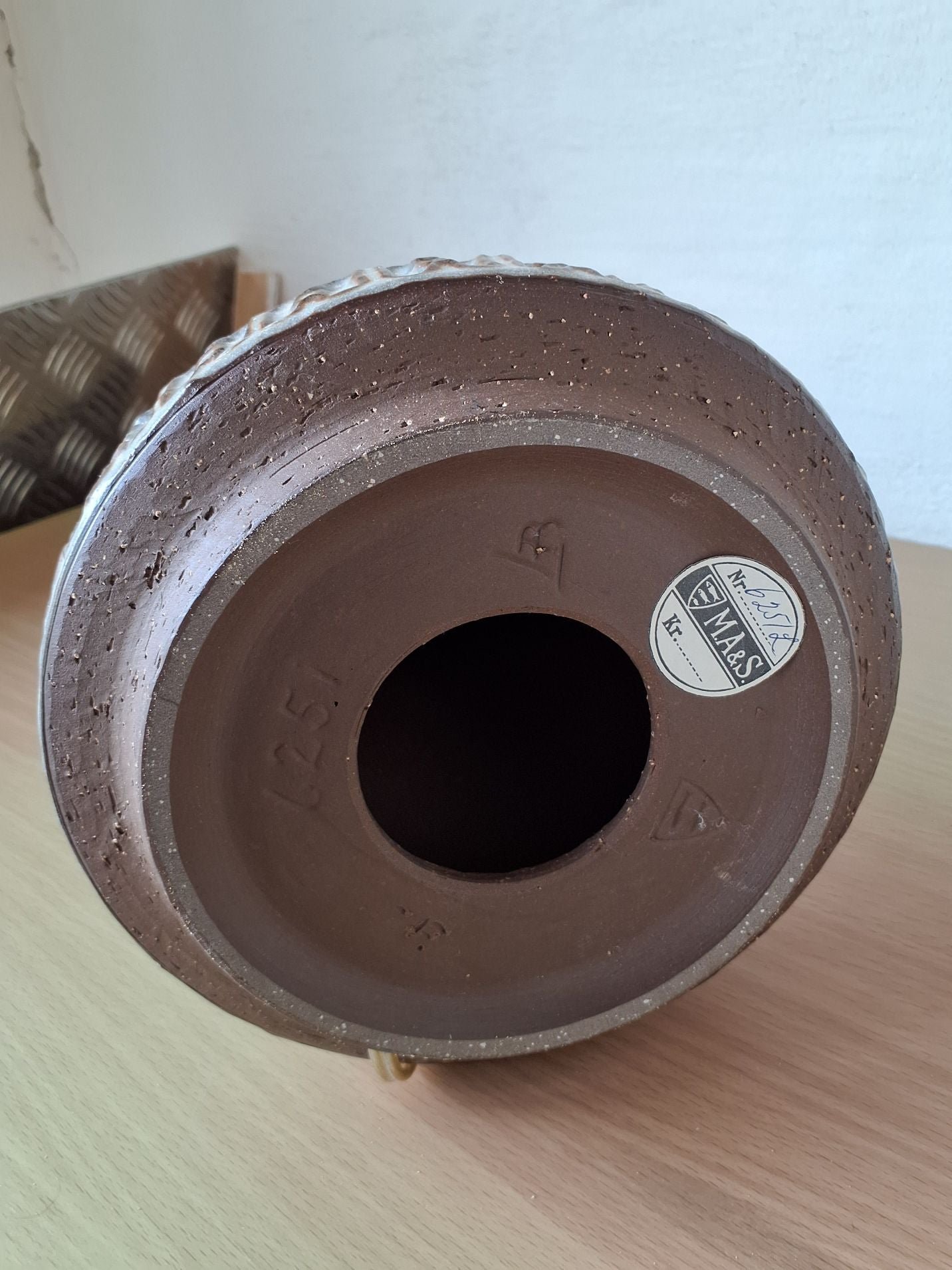 Chamotte keramik lampe