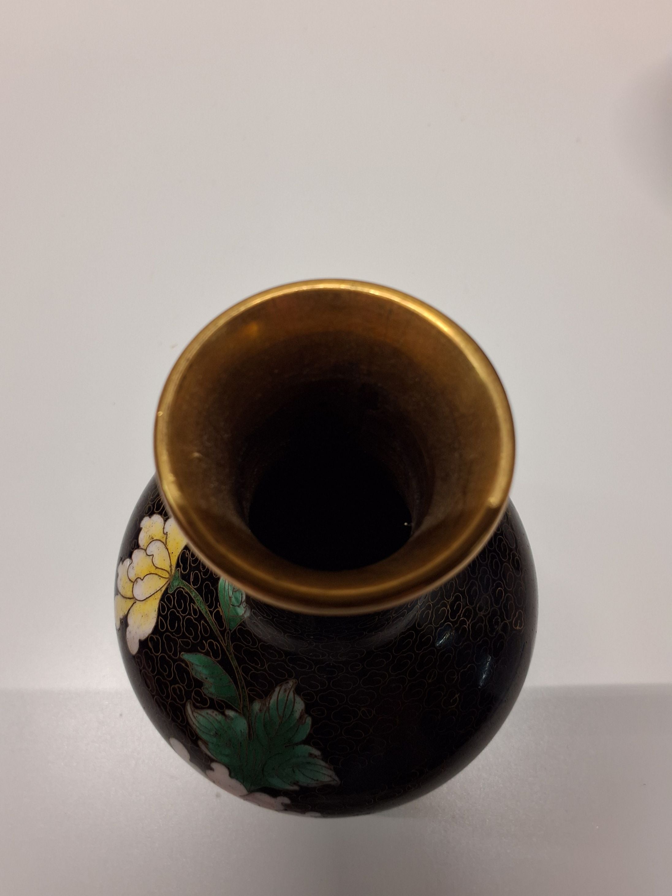 Kinesisk cloisonne vase