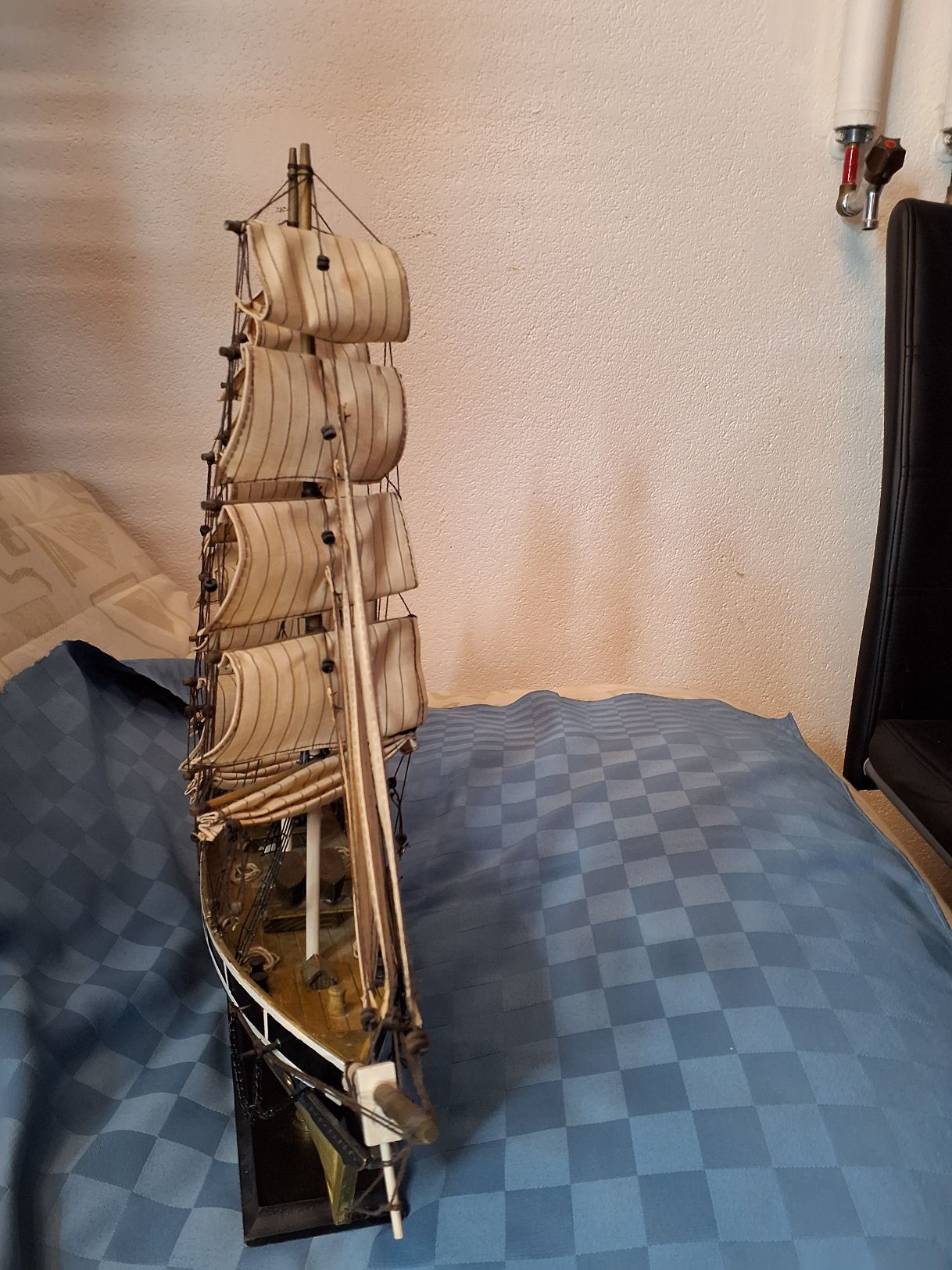 Tremastet bådmodel