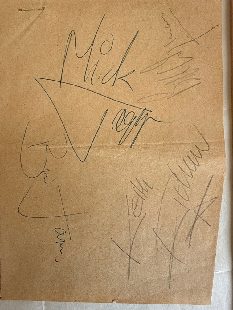 Musik - Roling Stones Autografer