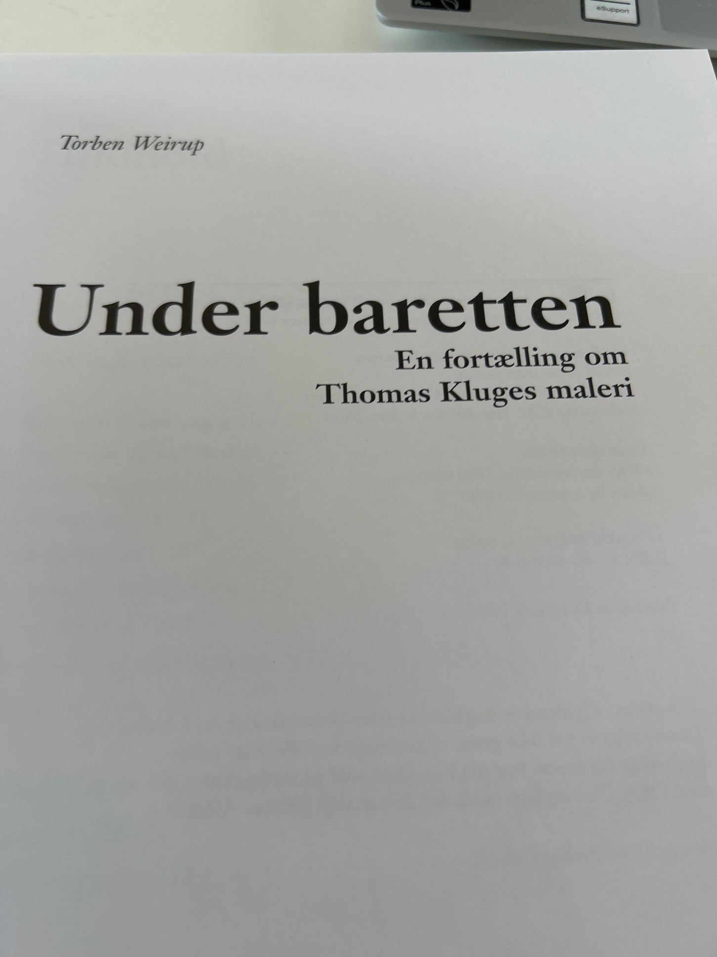 Under baretten af Torben Weirup