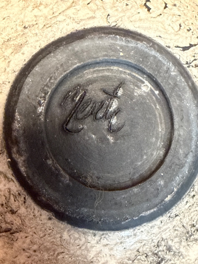 Raku vase af Merete Høst