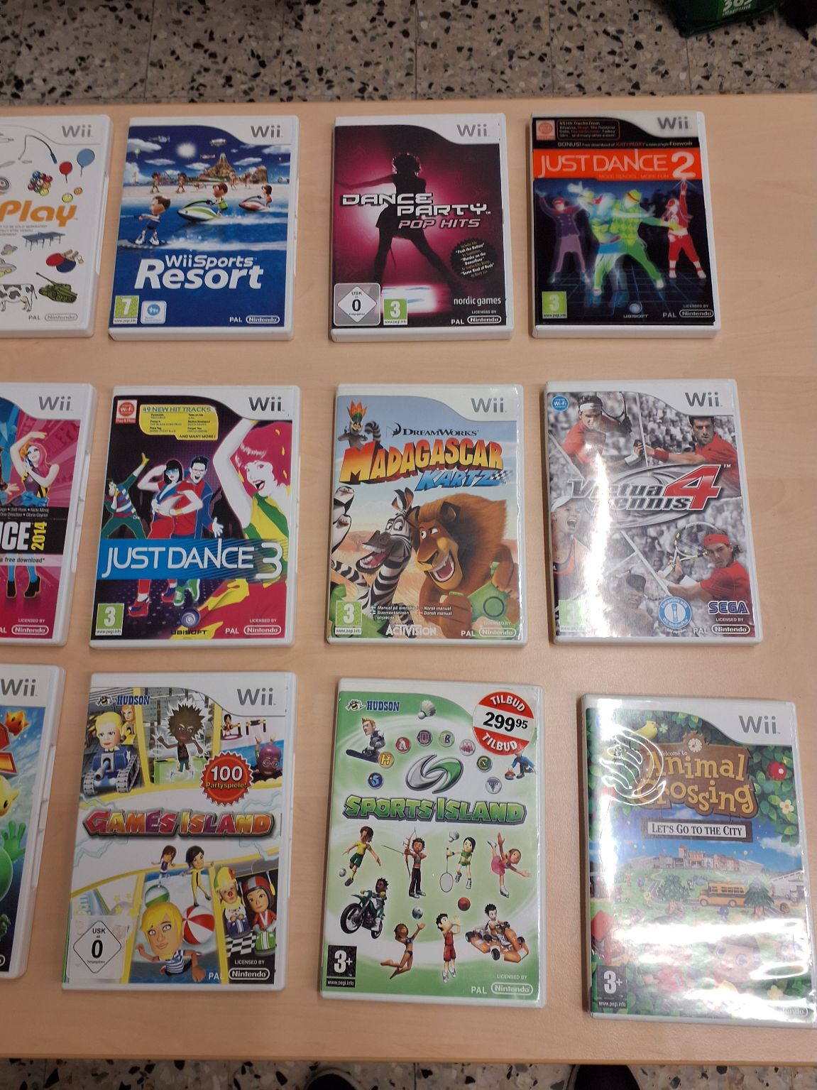 Wii station med tilbehør
