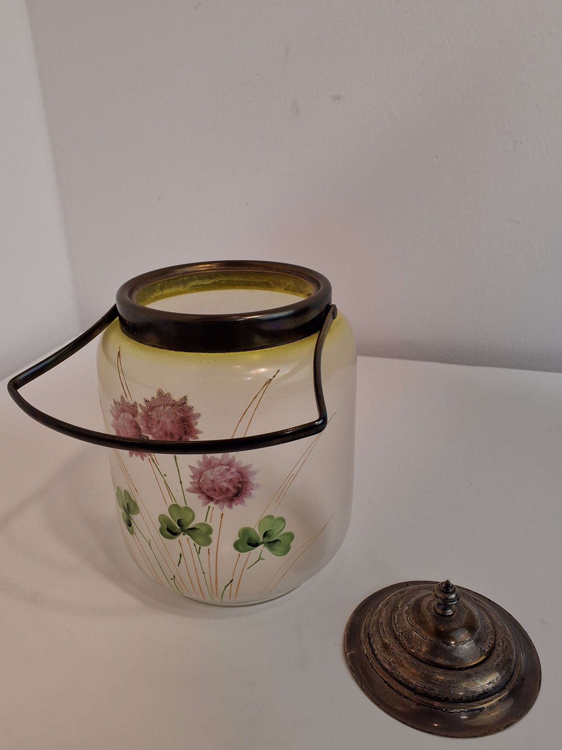 Vintage Kage- kiksespand m låg