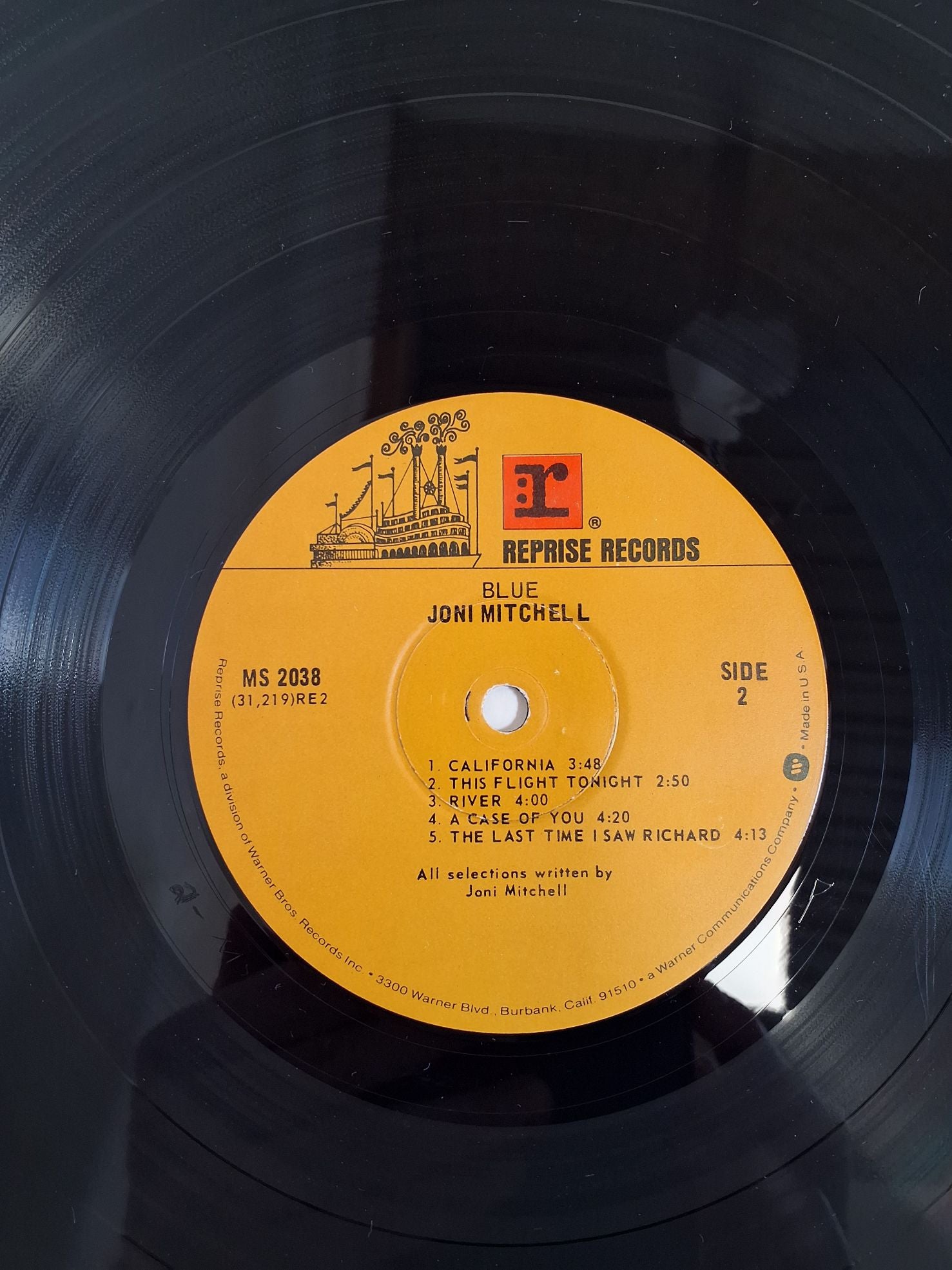 LP. Joni Mitchell: Blue 1976 US