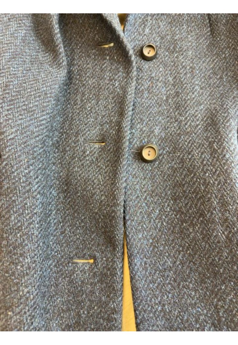 Harris Tweed uldfrakke