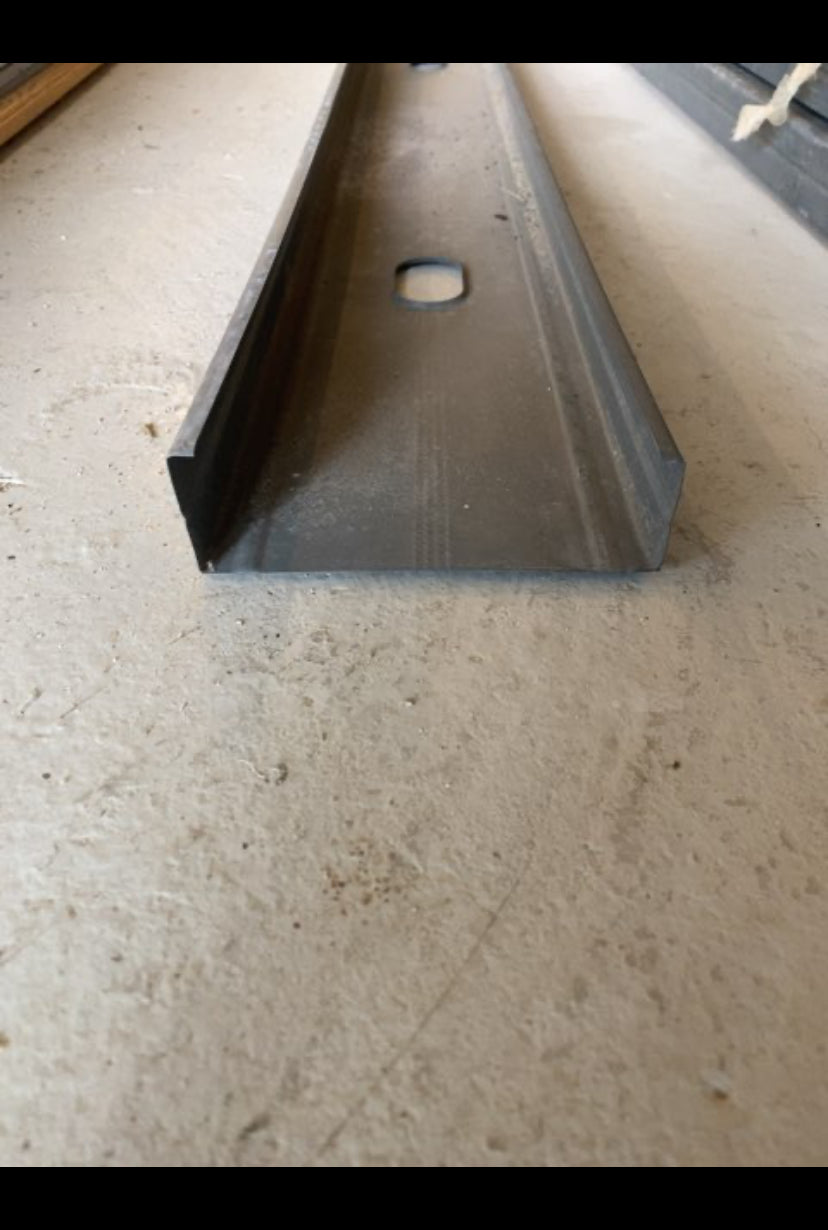 Stål regler 3000x120