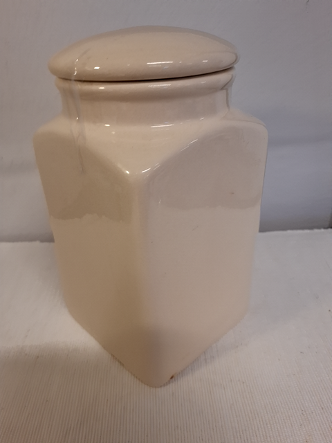 Sukker-krukke i porcelæn