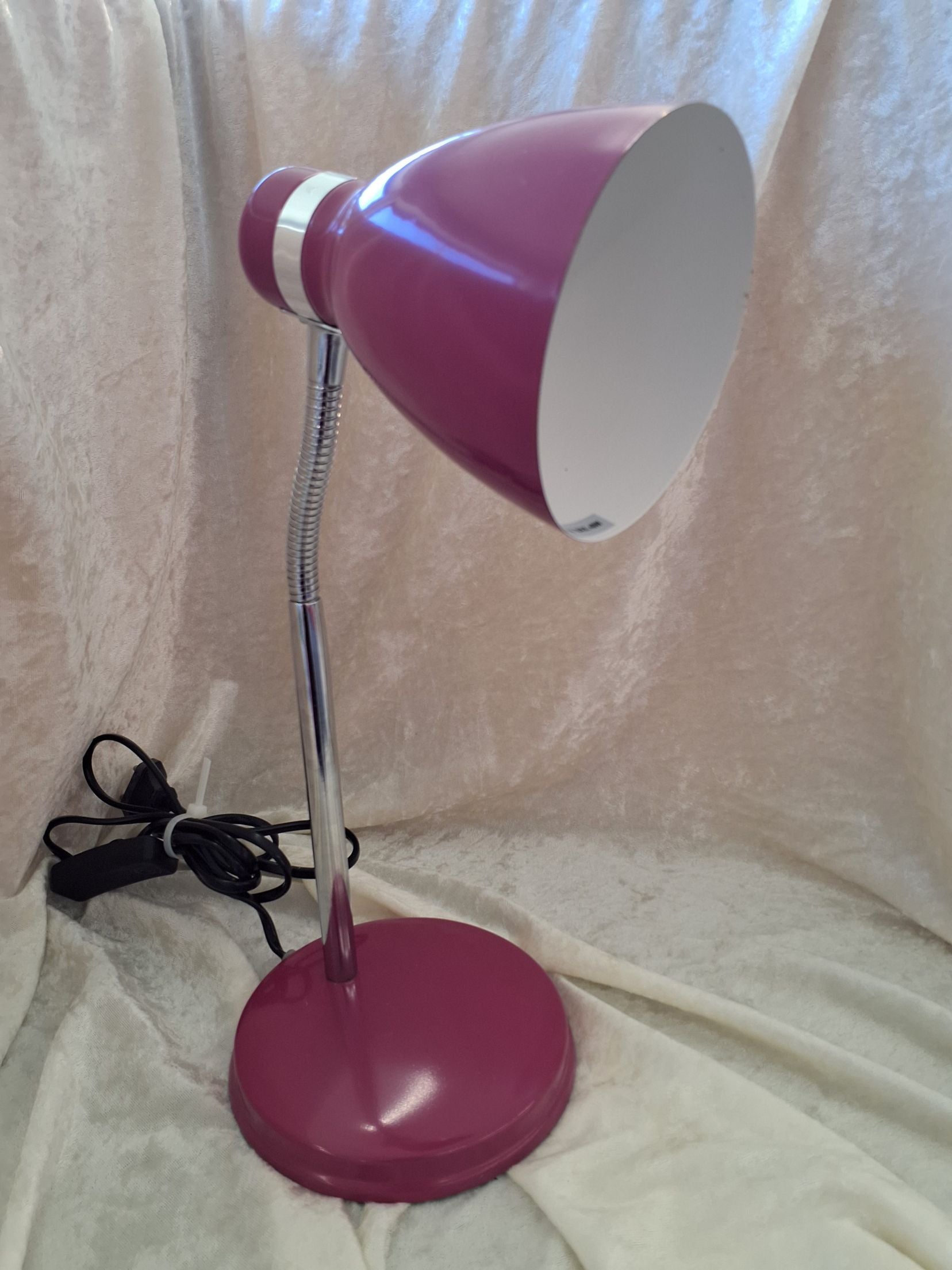 Farverig bordlampe