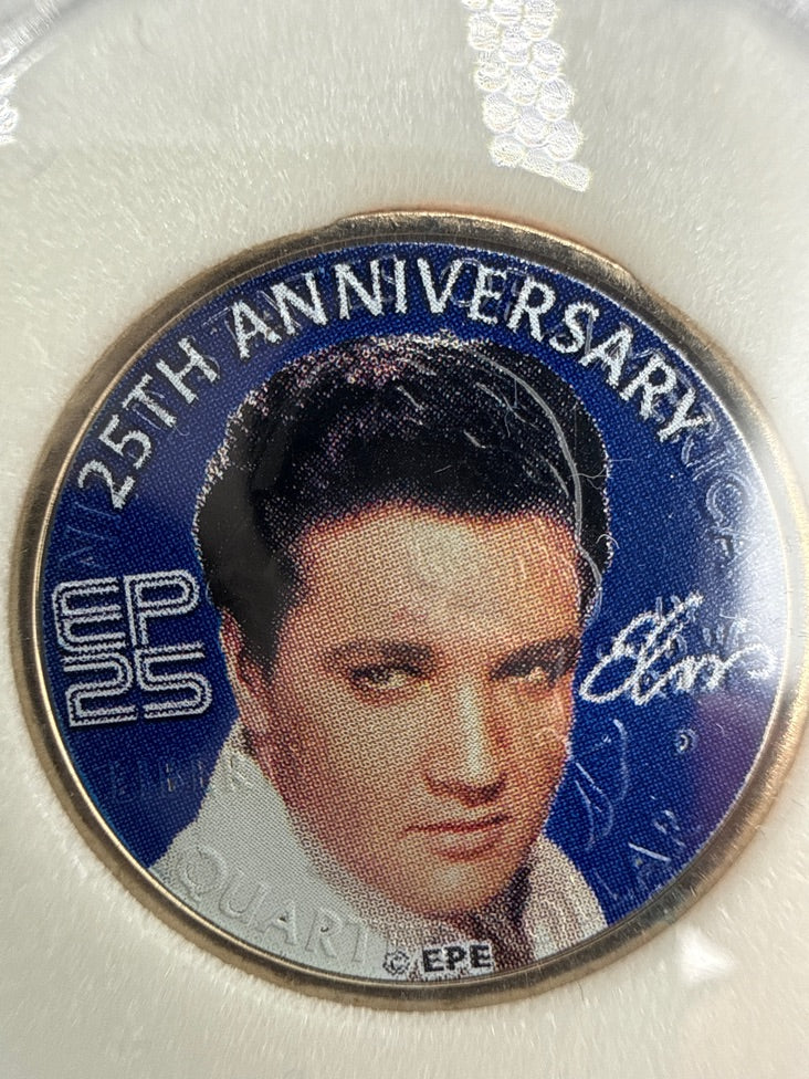 Musik - Elvis Presley Morgan mint colorized quaters