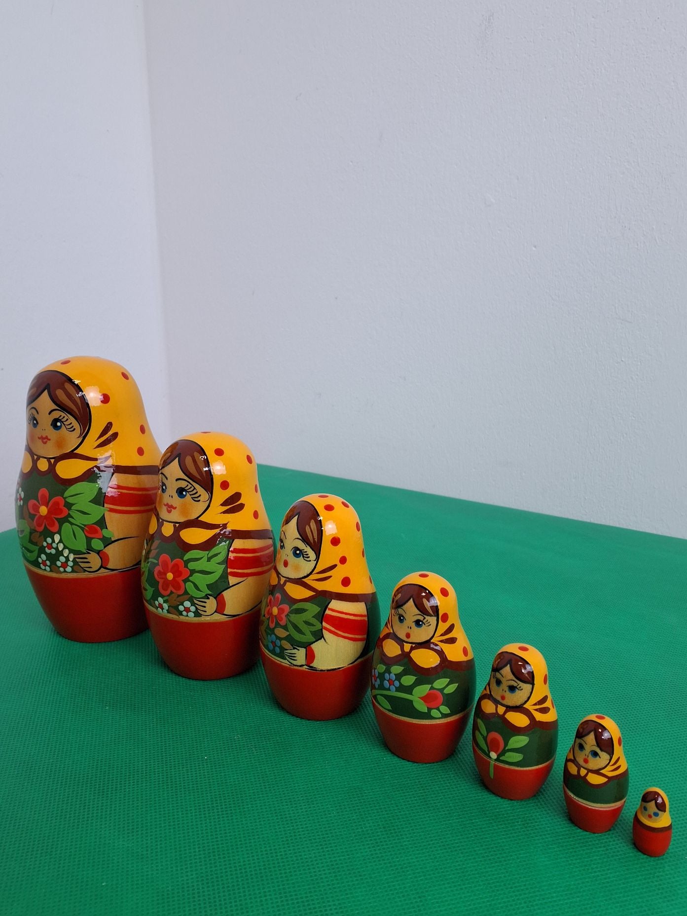Traditionel Babushka 6 dukker