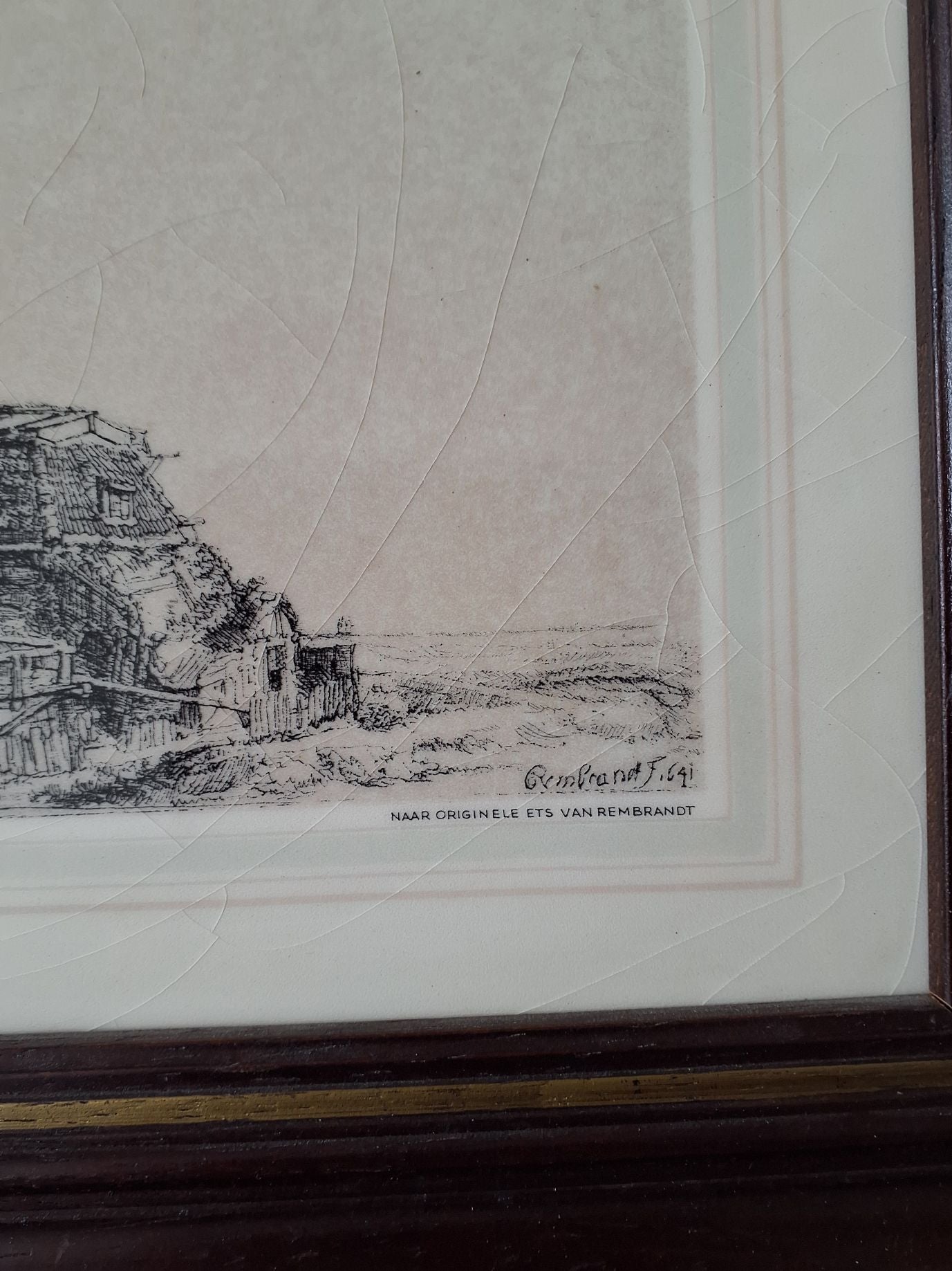 Rembrandt "De Windmolen" reproduktion