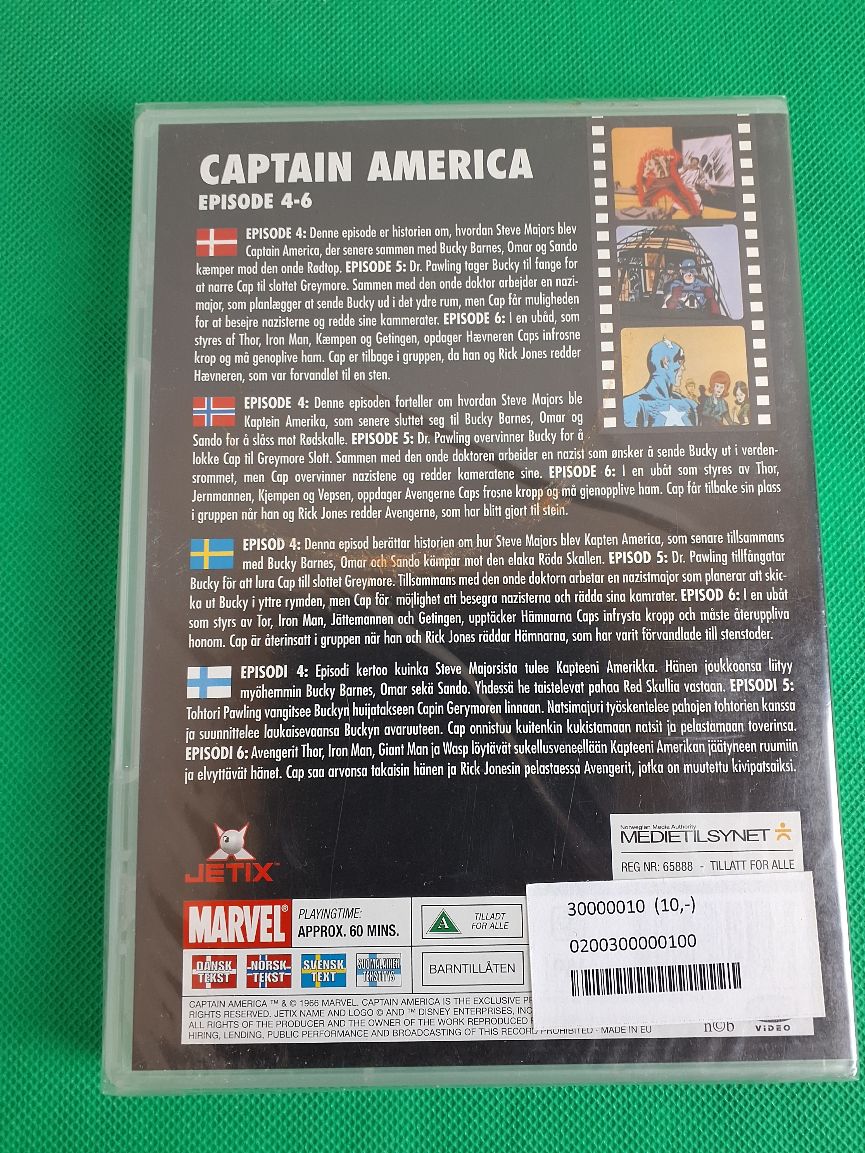 Dvd Captain America (Vol.1-4)