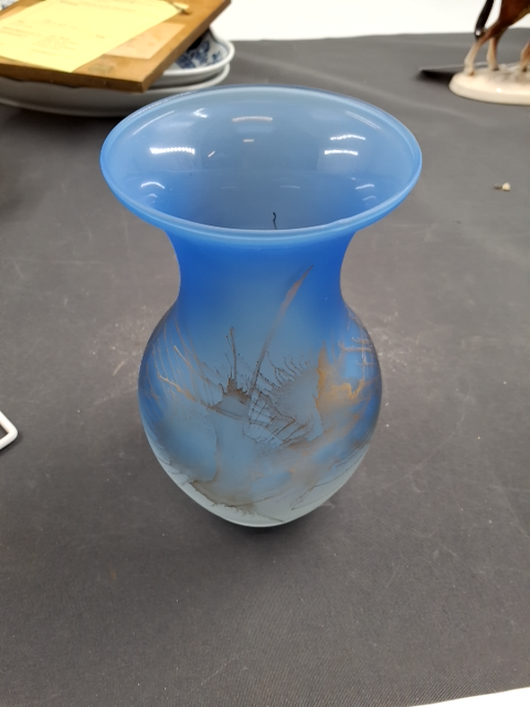 Blågrå vase