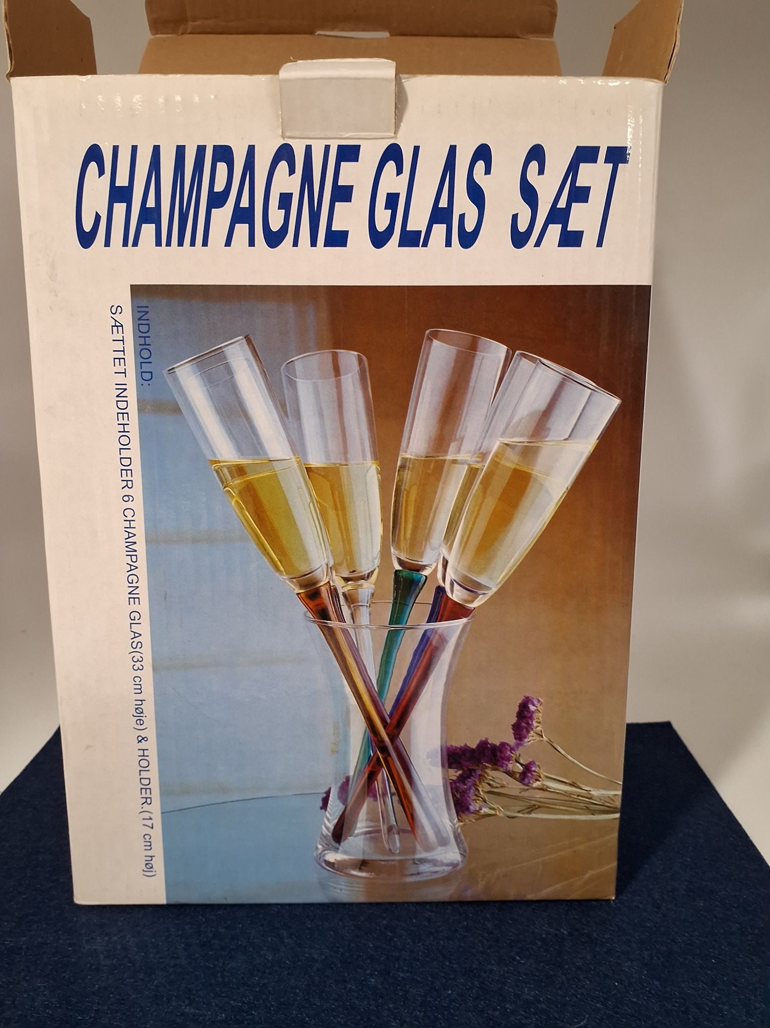 Champagne glas sæt
