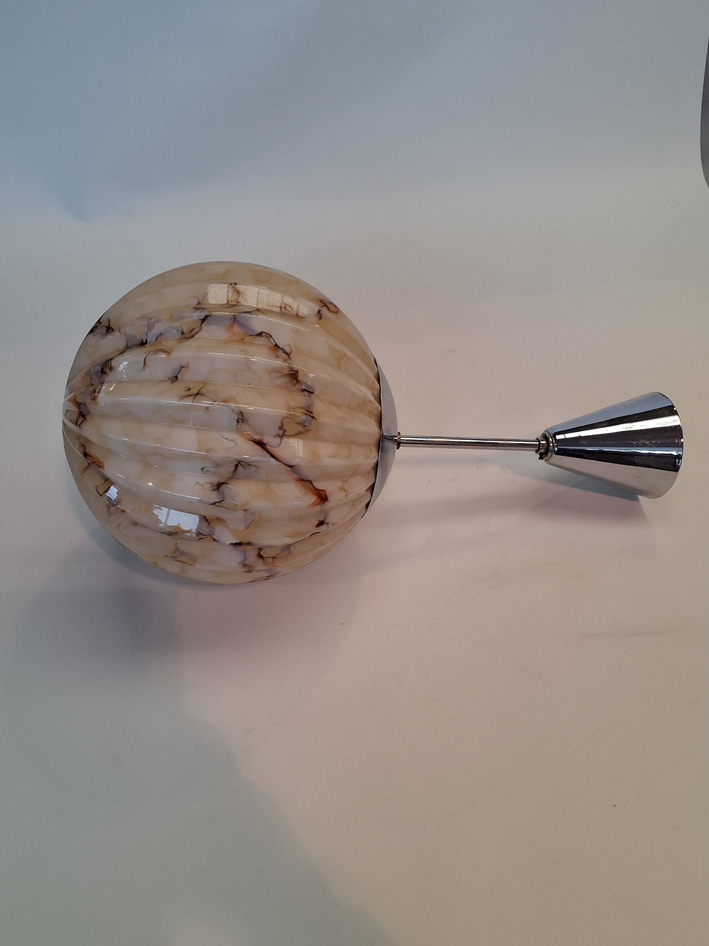 Fin Art Deco loftlampe