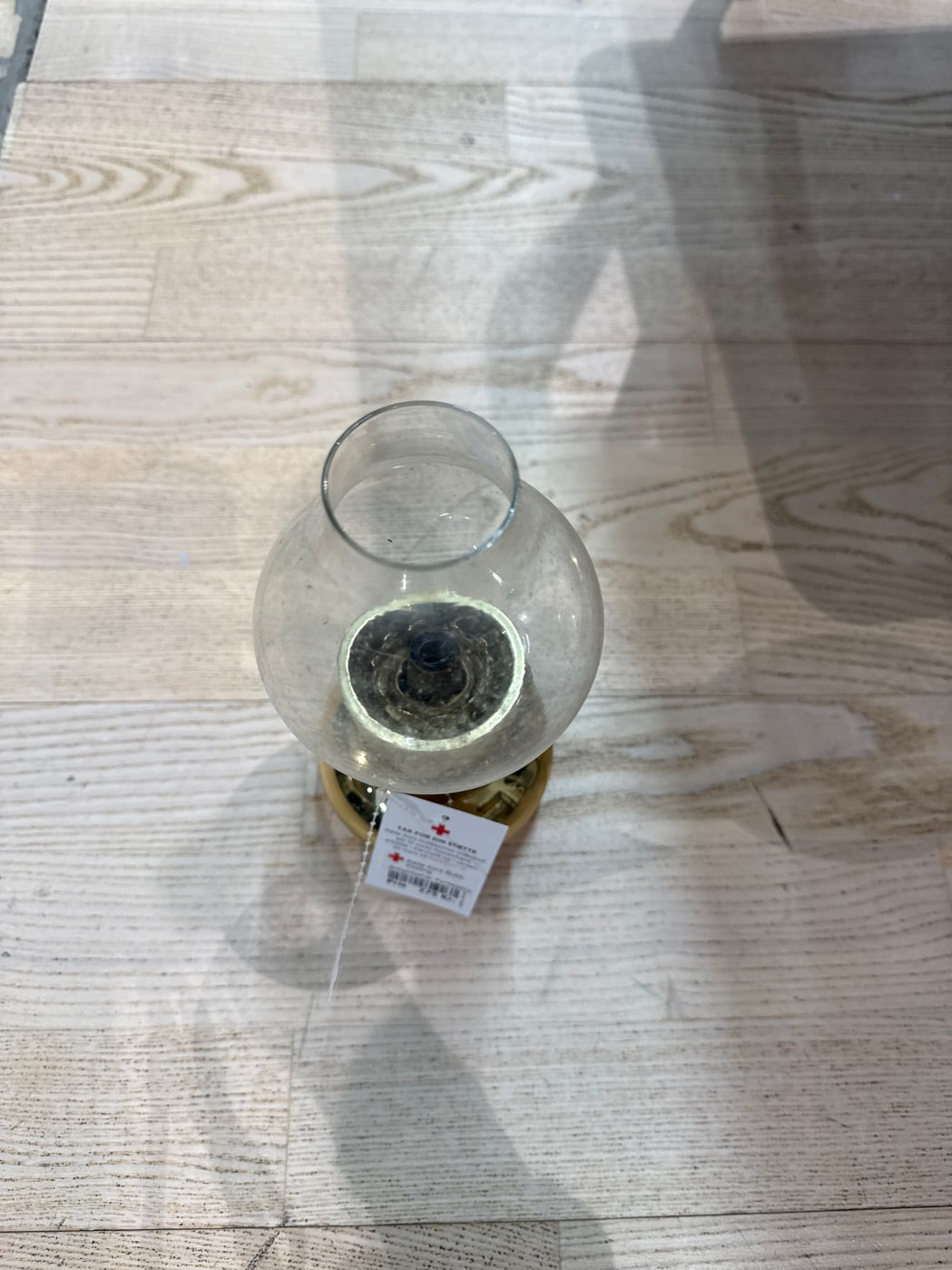 Olie lampe m. Glas