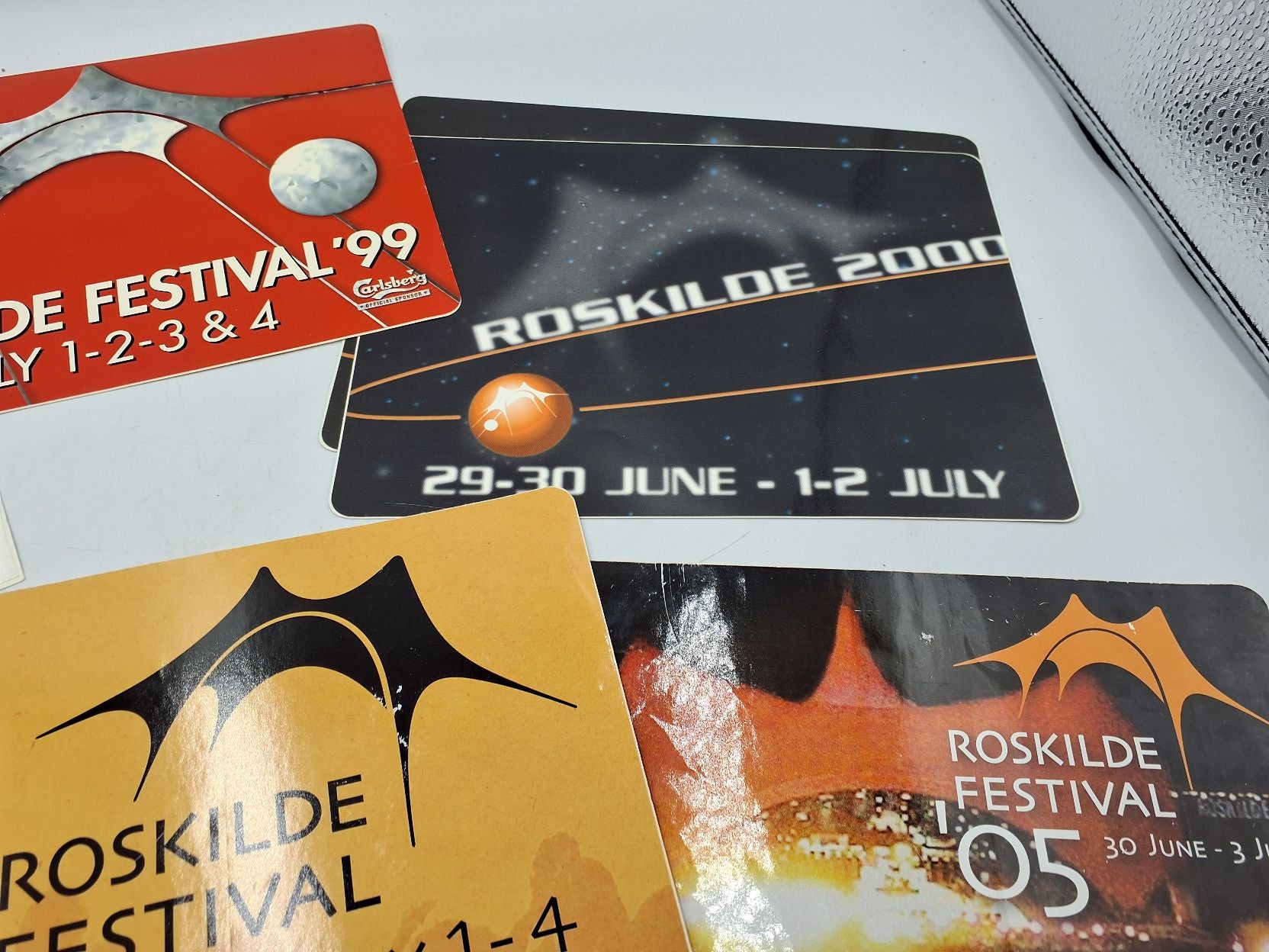 Samling stikker fra Roskilde festival