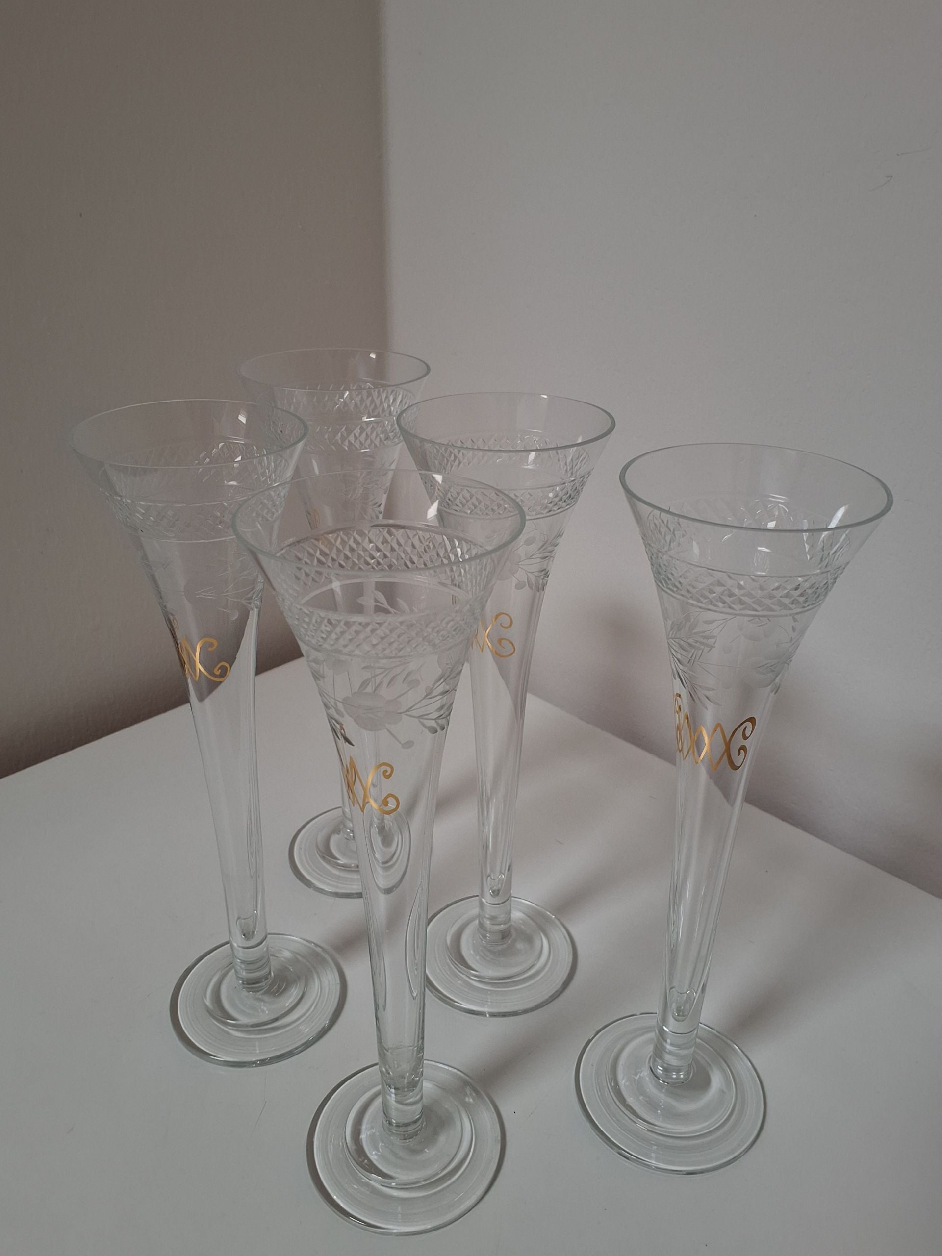 5 stk WMF Champagneglas
