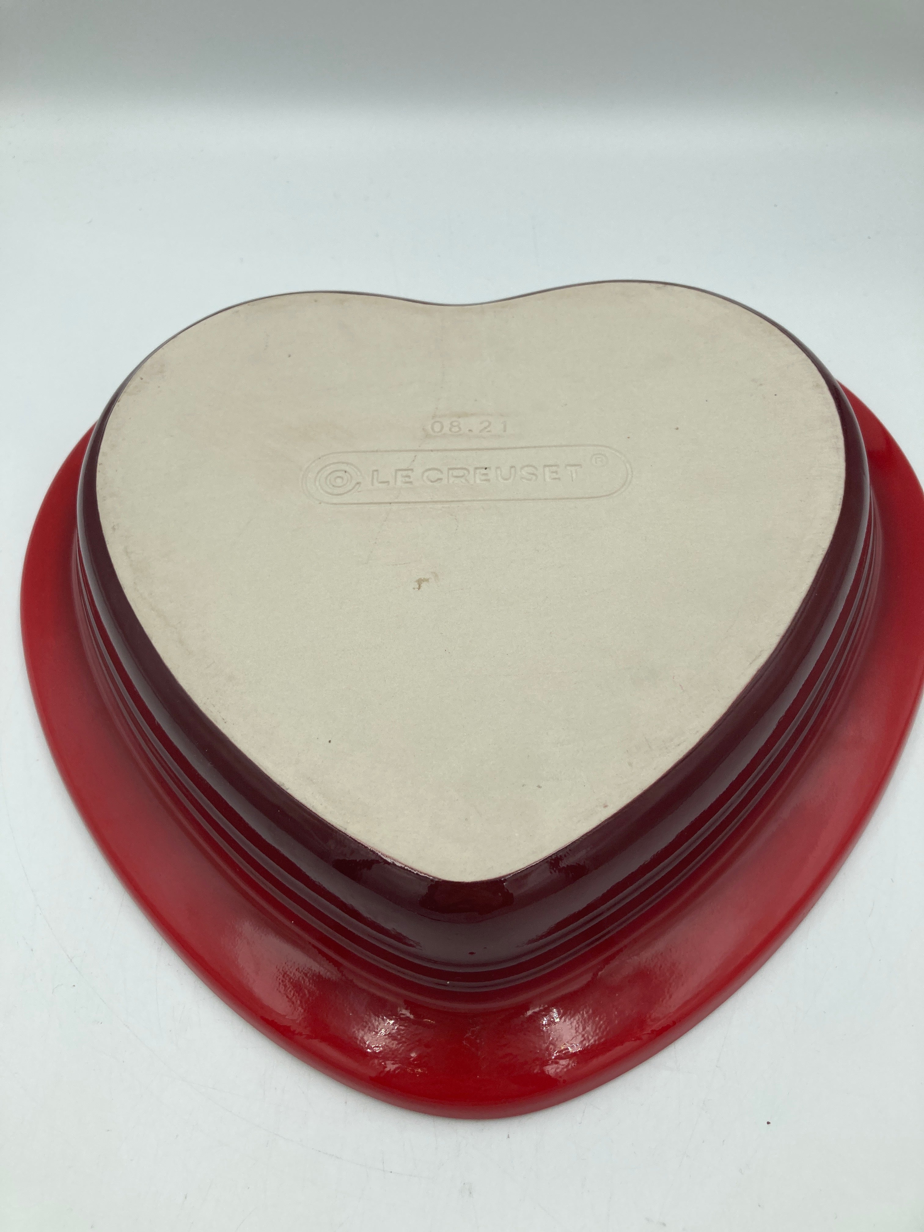 Le Creuset hjertefad