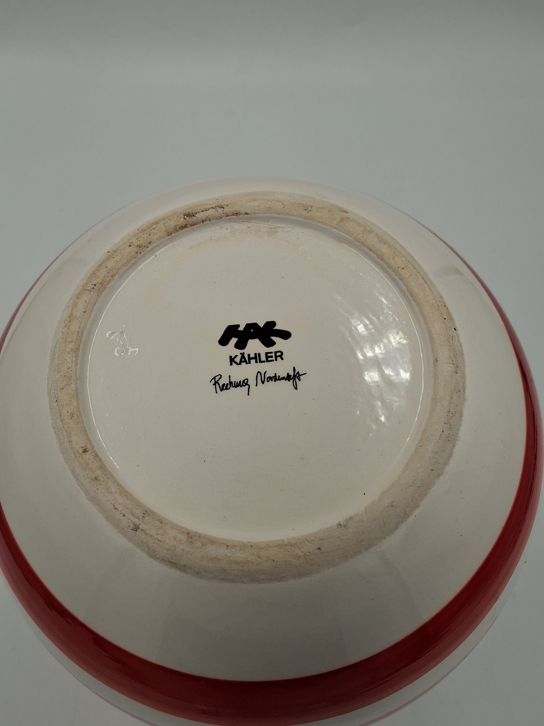 Kähler vase rød