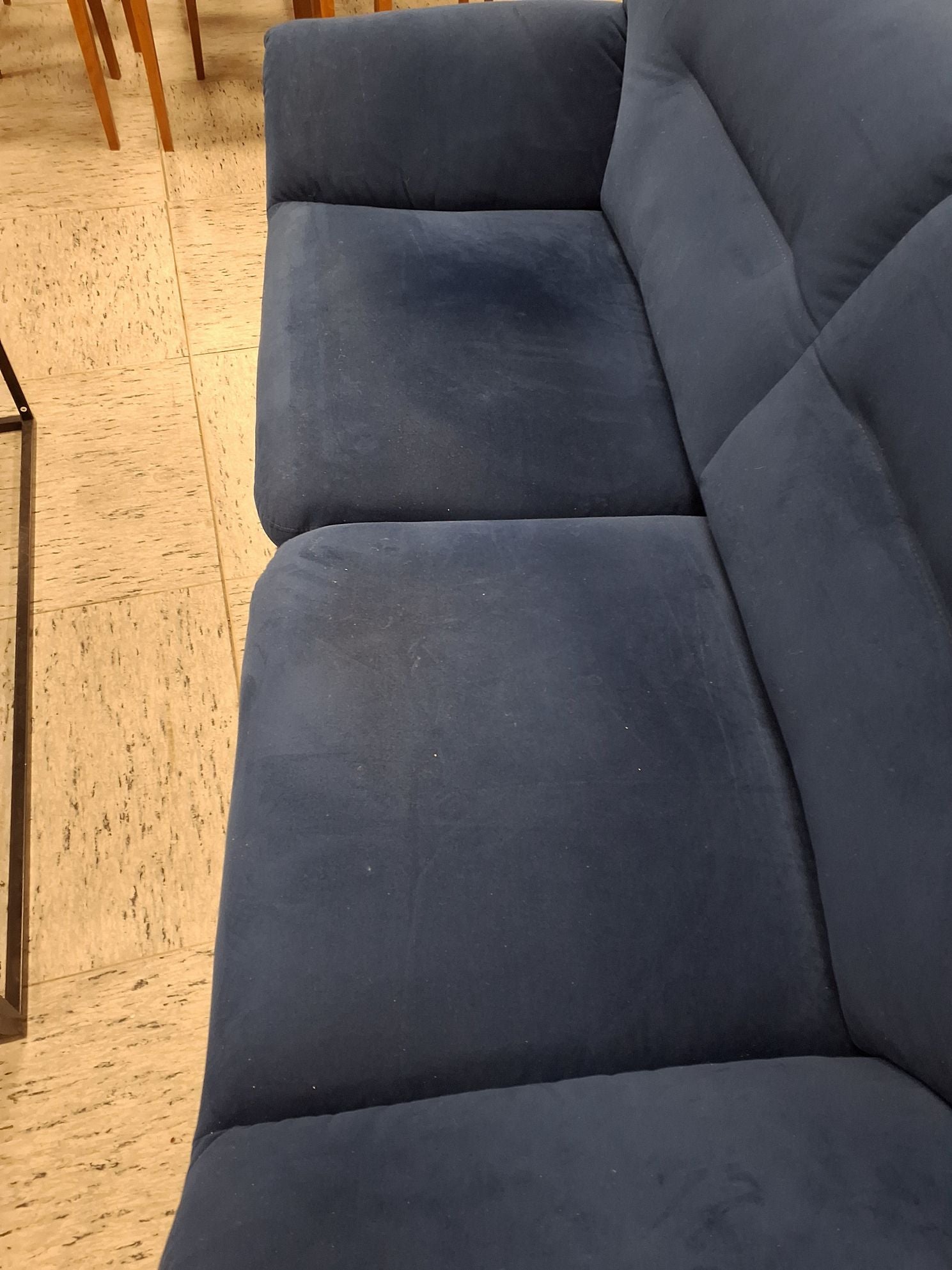 Blå Hjort Knudsen .2-3 P sofa #1