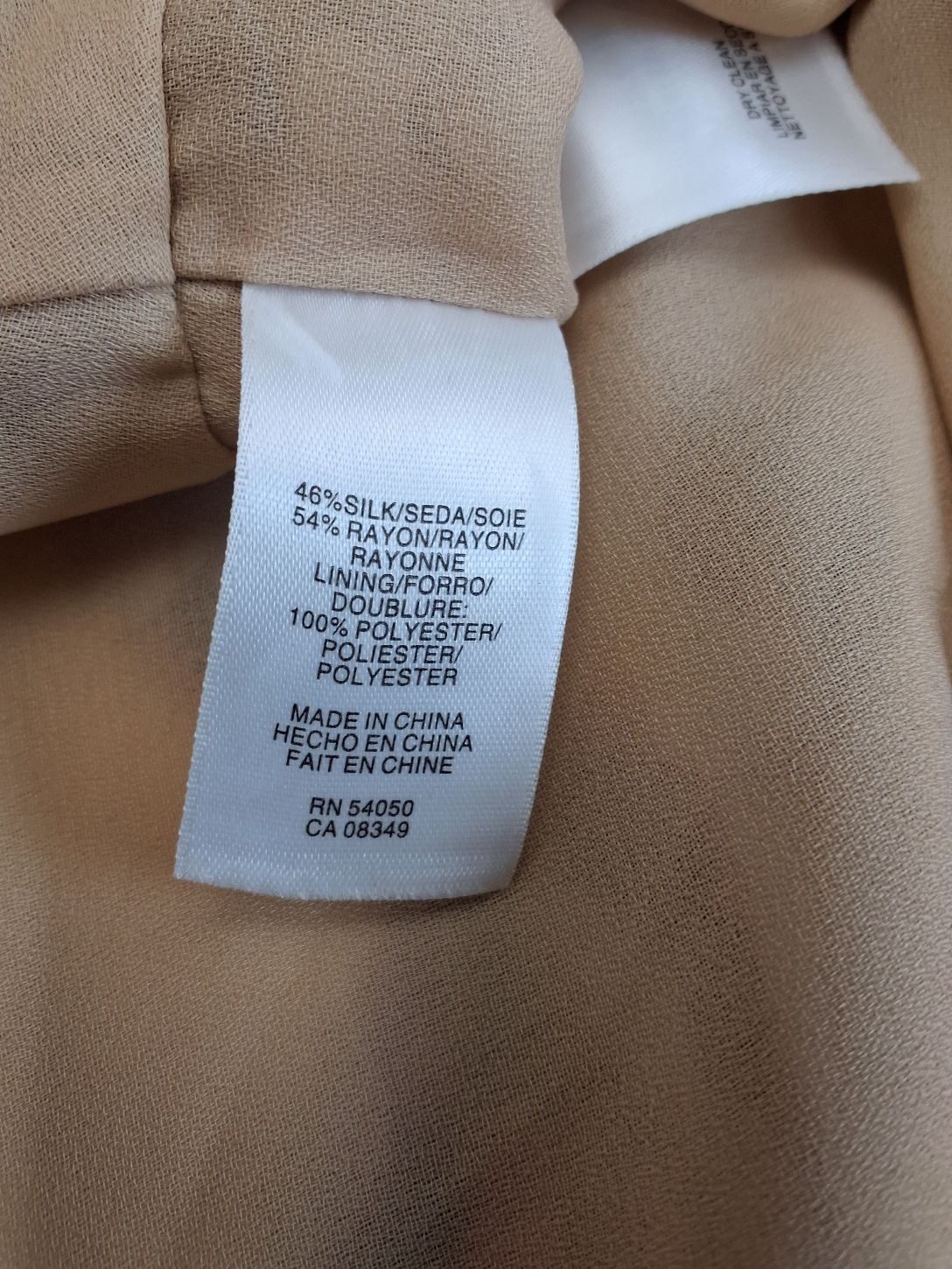 Jones New York silkeblend kjole