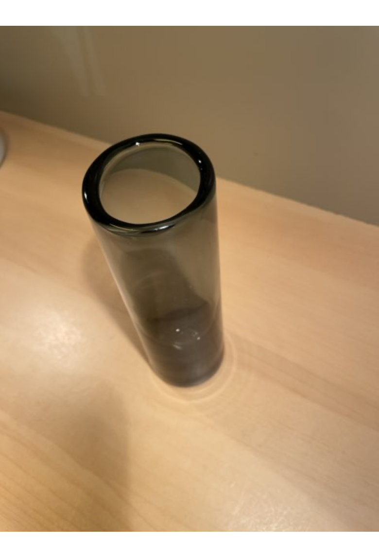 Holmegård glas vase