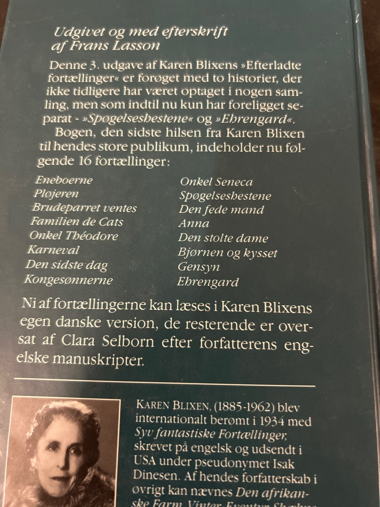 Karneval og andre fortællinger af Karen Blixen