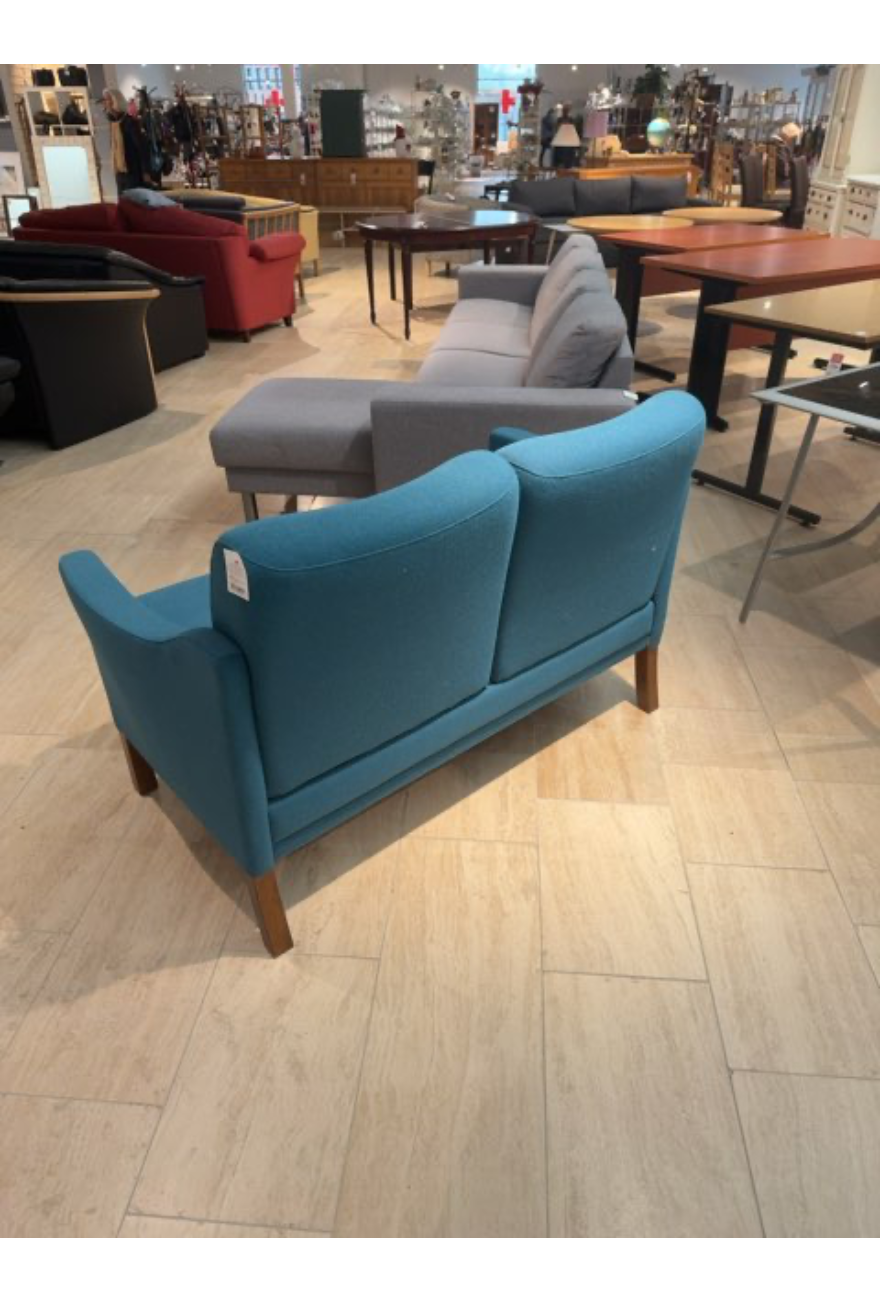 Sofa 2 Pers. I blå