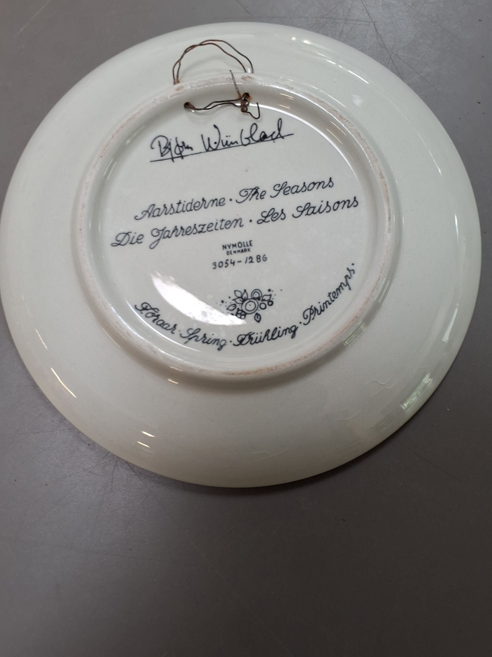 Bjørn Winblad platte Forår ø 17 cm