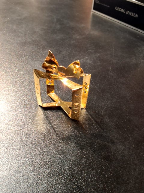 Georg Jensen gave og til/fra mærkat